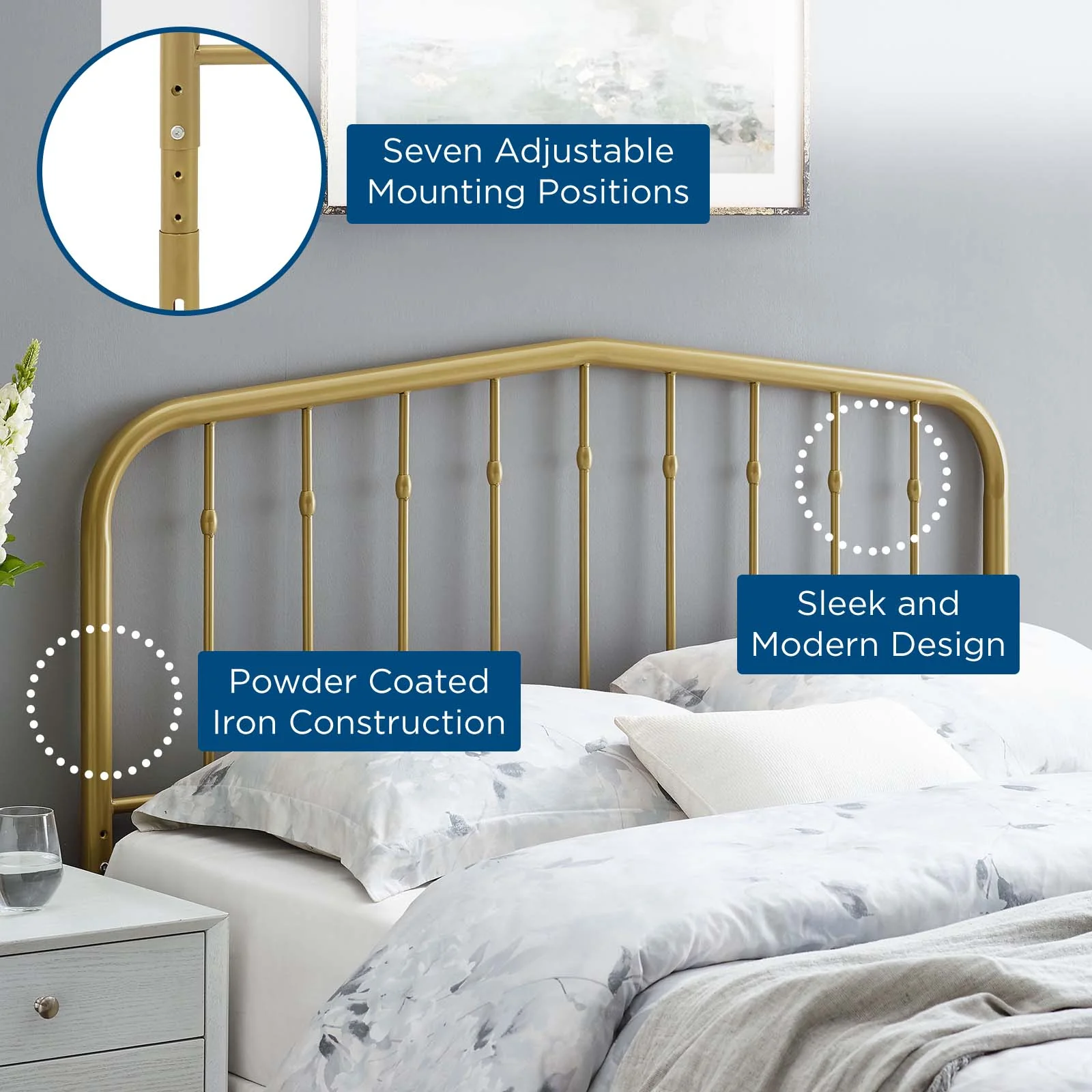 Lennon Full Metal Headboard By Modway - MOD-6165 - Image 11