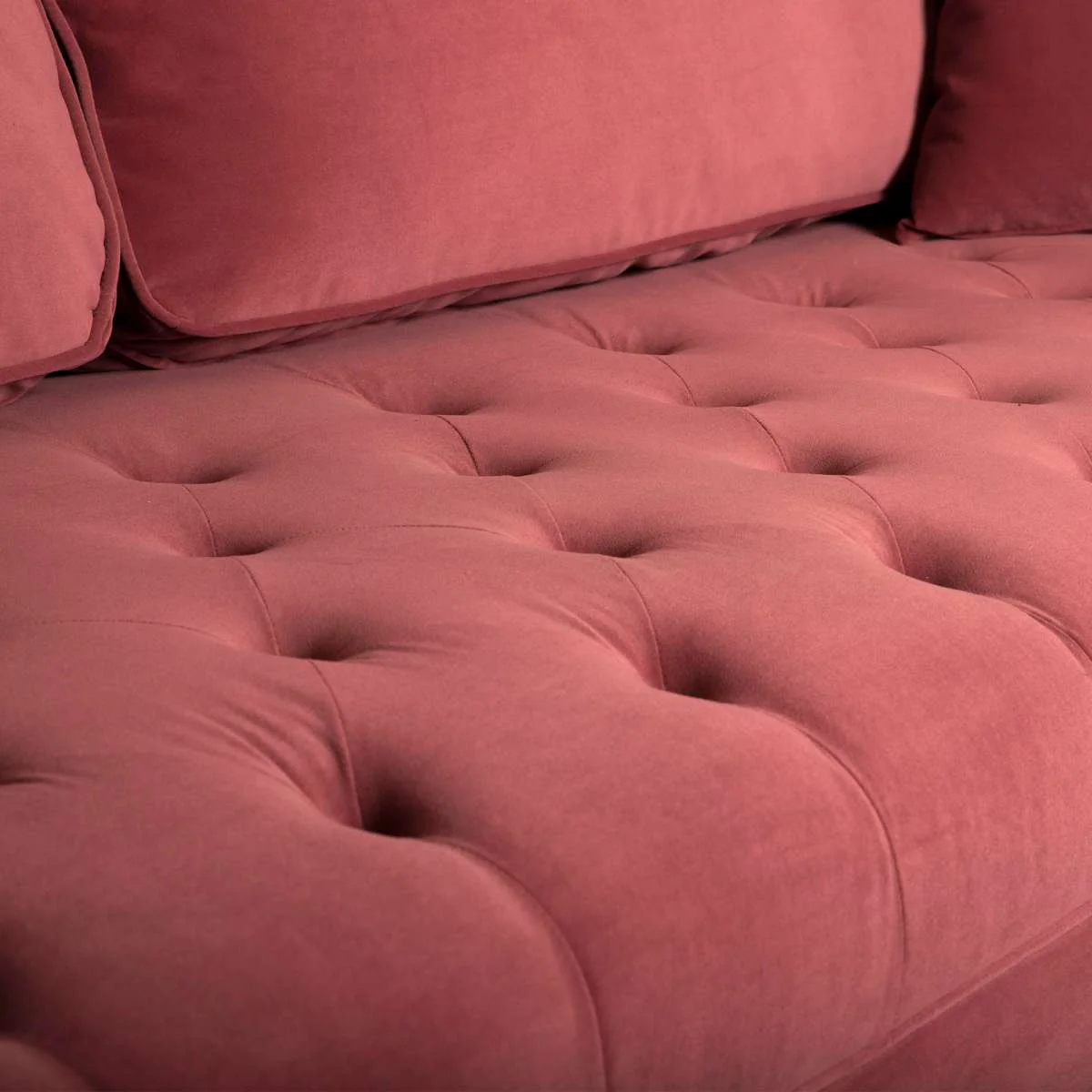Lenox Blue Velvet Modern Sofa with Brass Legs By Armen Living - Image 16