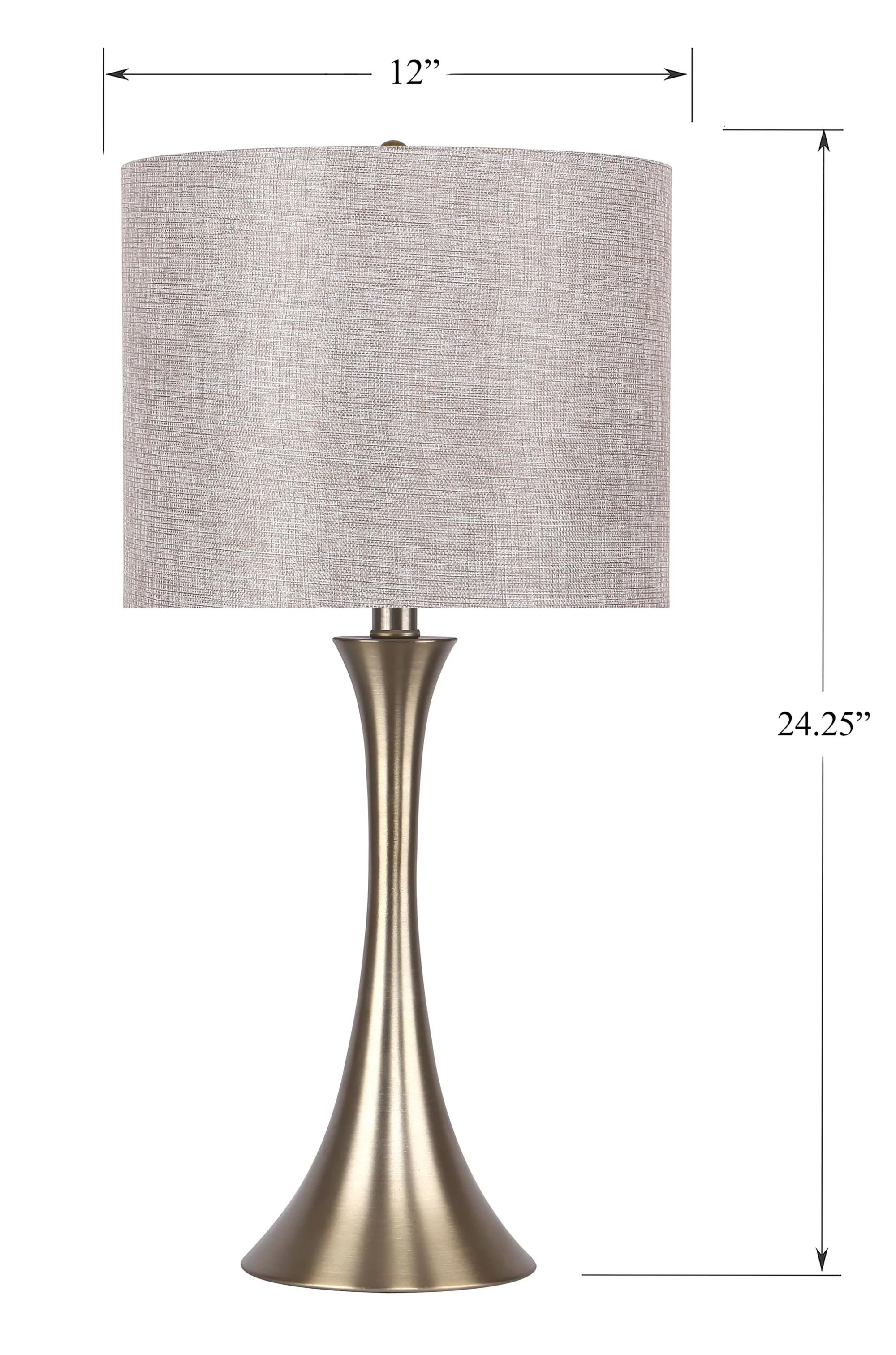 Lenuxe 24" Metal Table Lamp - Set of 2 By LumiSource - GTS24-LENUXE BZW2 - Image 6