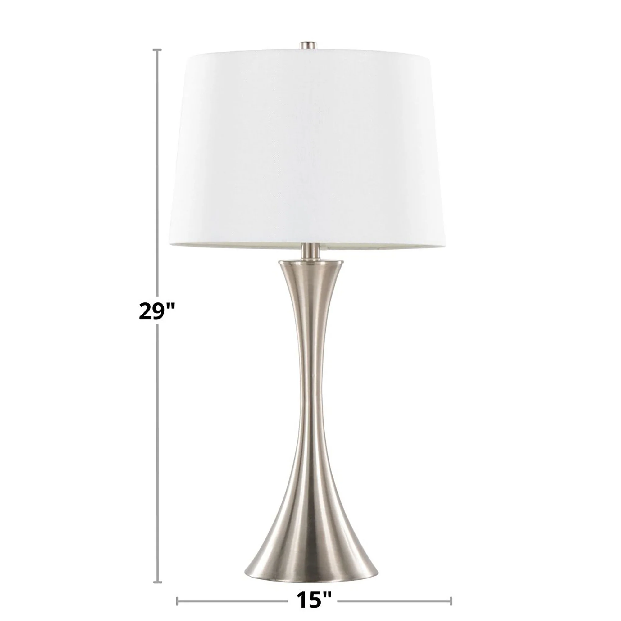 Lenuxe 29" Metal Table Lamp - Set of 2 By LumiSource - GTS29-LENUXE BZW2 - Image 7