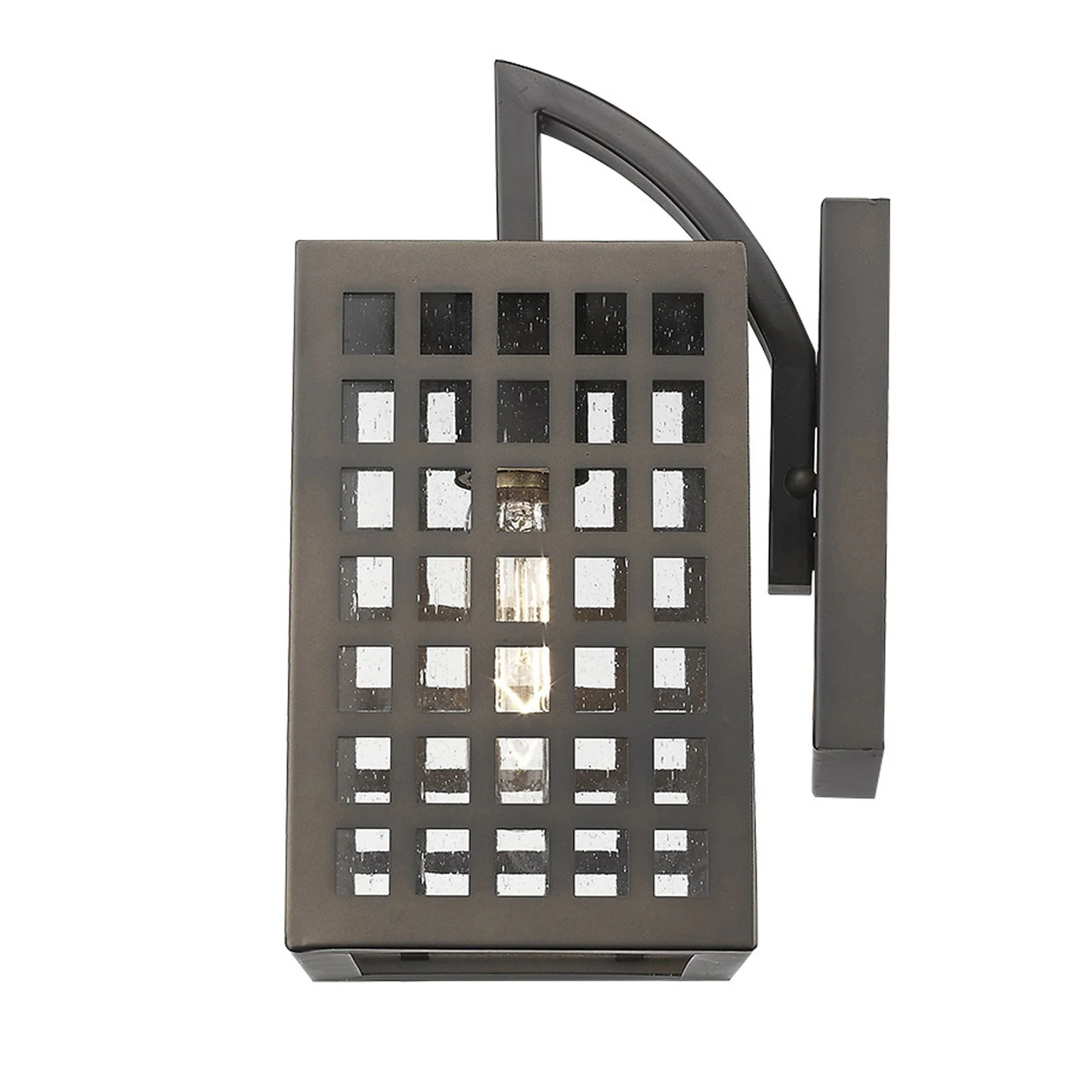 Letzel 1-Light Oil-Rubbed Bronze Wall Light By Homeroots - Image 6