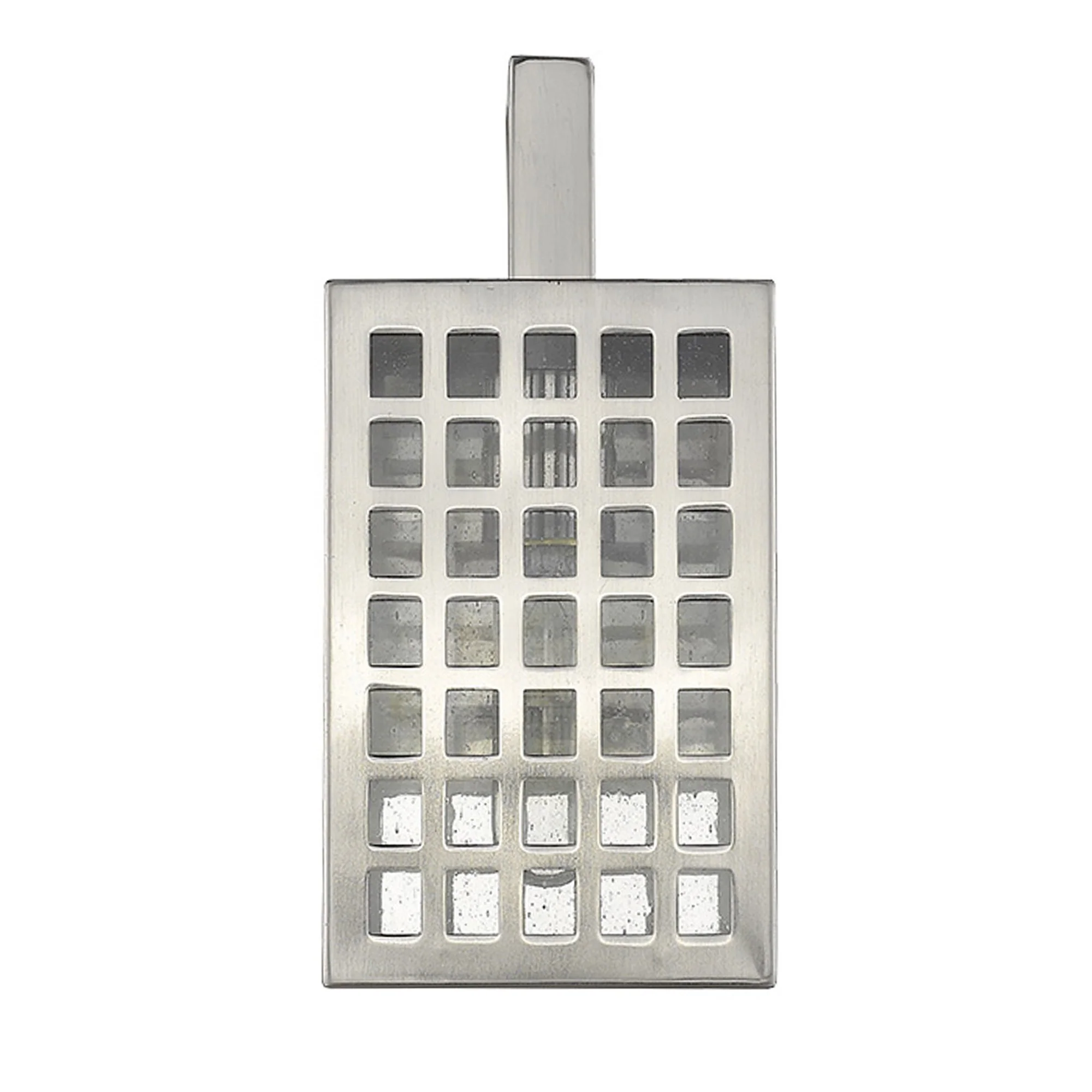 Letzel 1-Light Satin Nickel Wall Light By Homeroots - Image 3