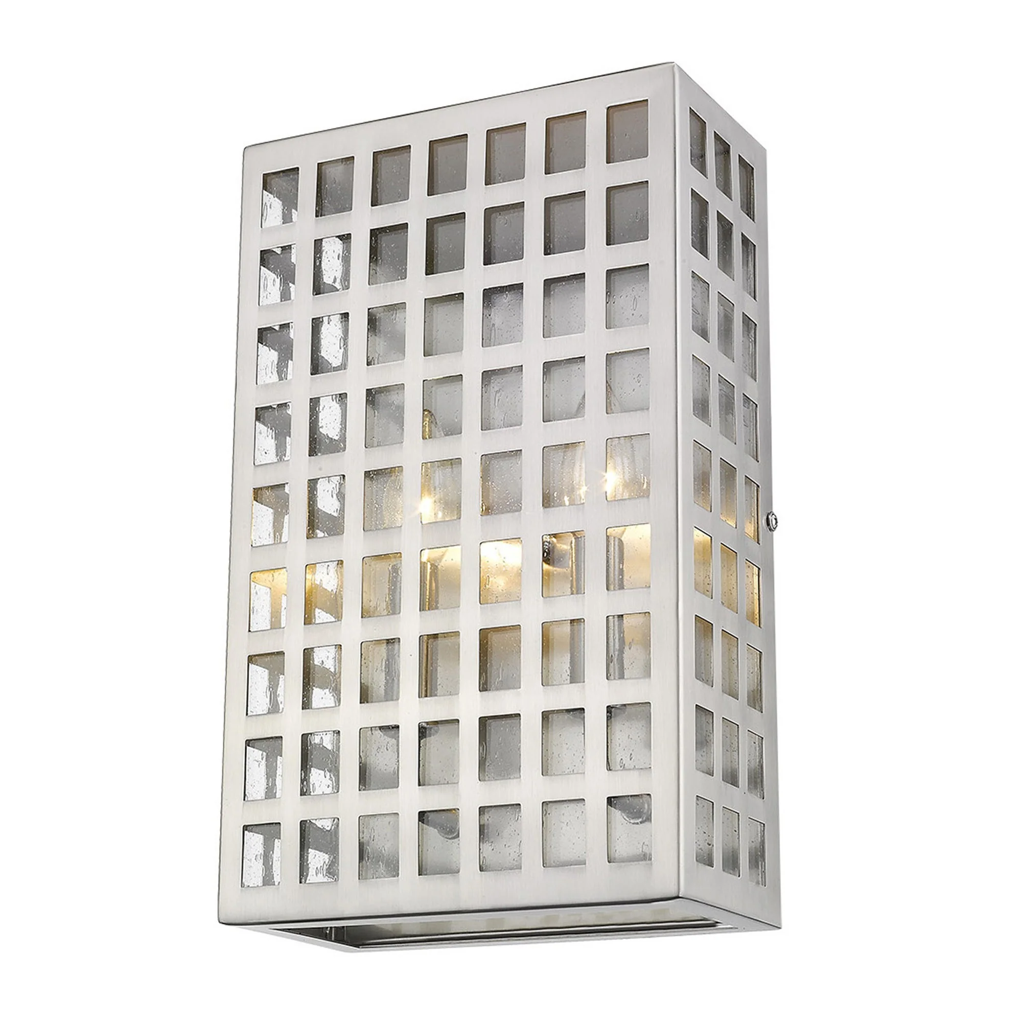 Letzel 2-Light Satin Nickel ADA Wall Sconce By Homeroots - Image 2