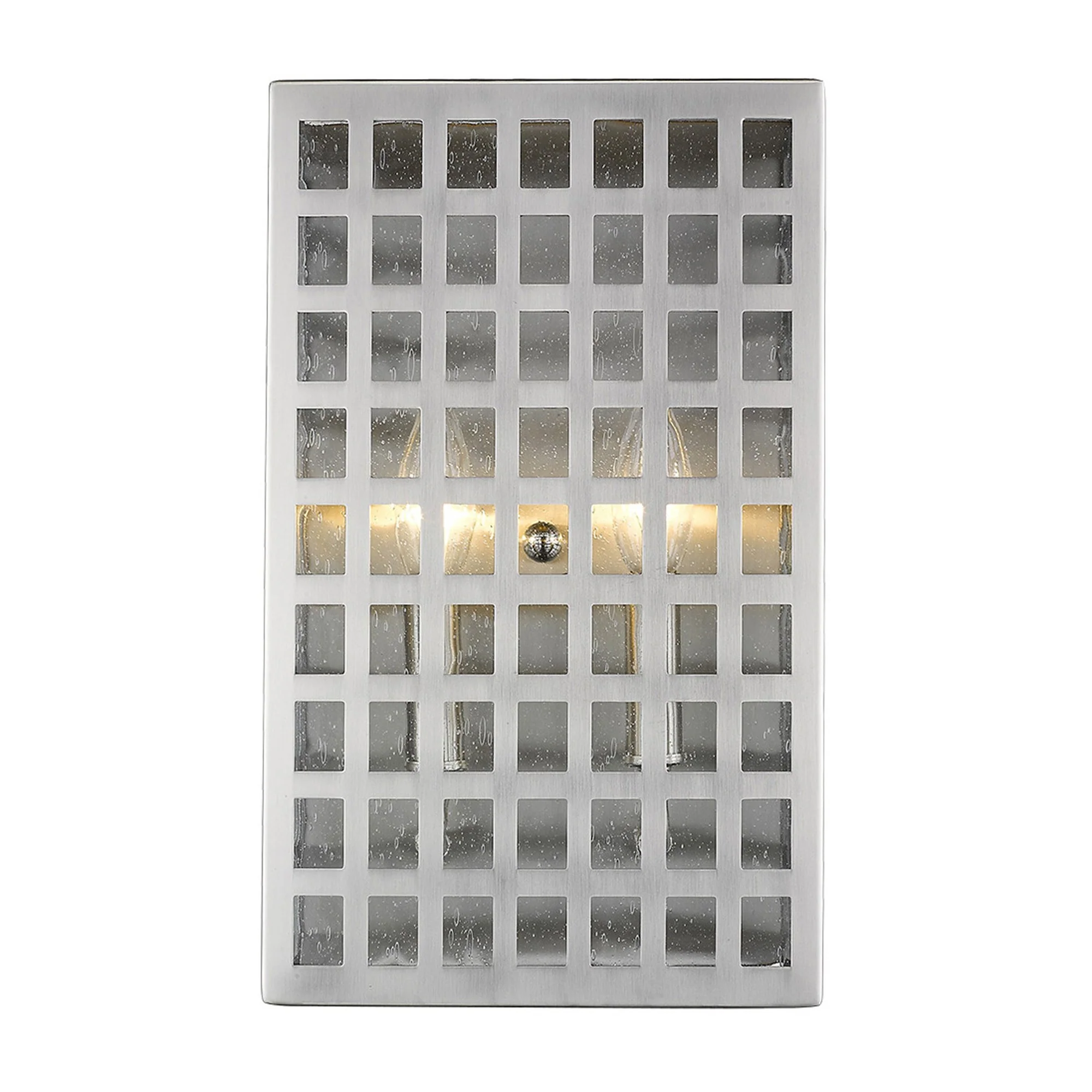 Letzel 2-Light Satin Nickel ADA Wall Sconce By Homeroots - Image 4