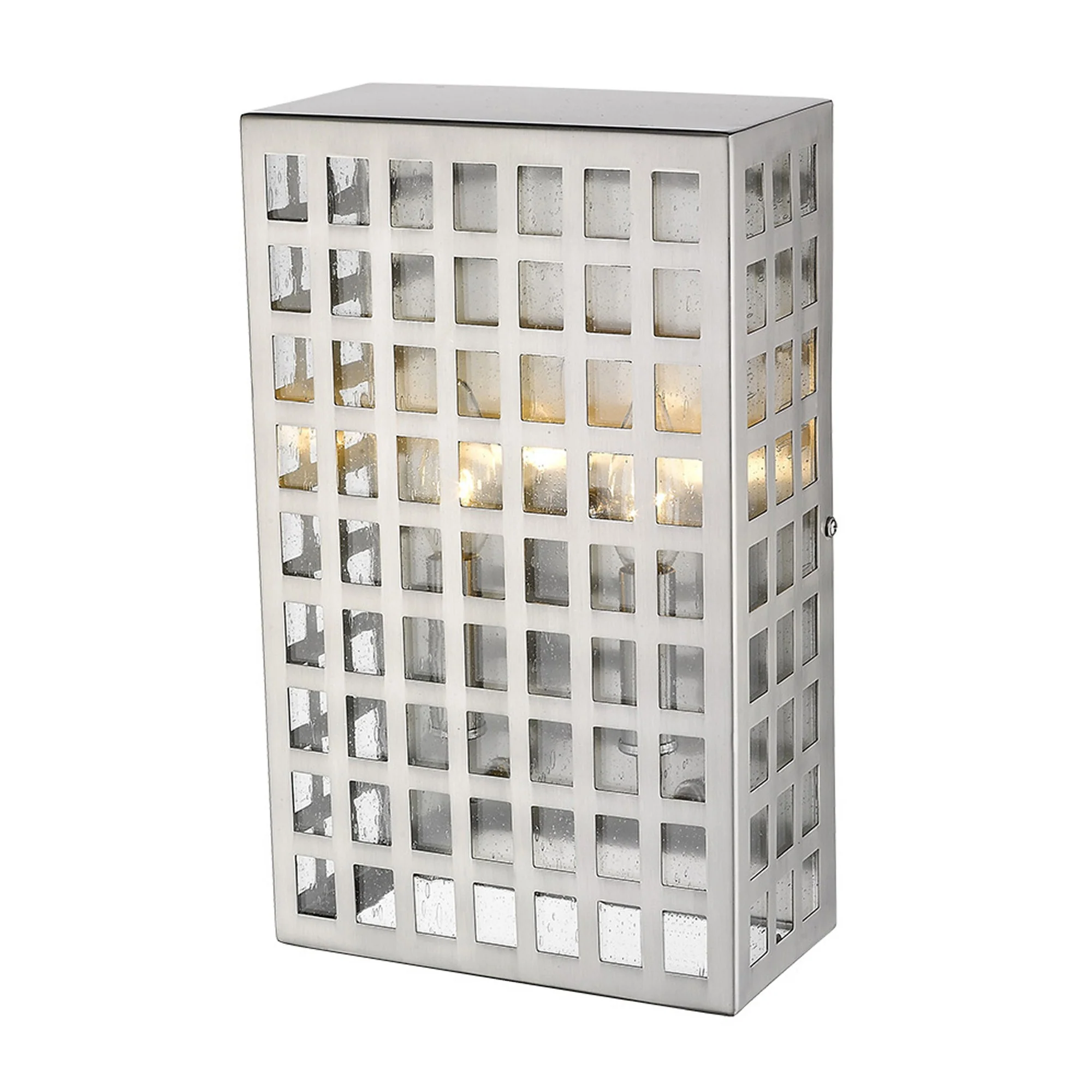 Letzel 2-Light Satin Nickel ADA Wall Sconce By Homeroots - Image 5