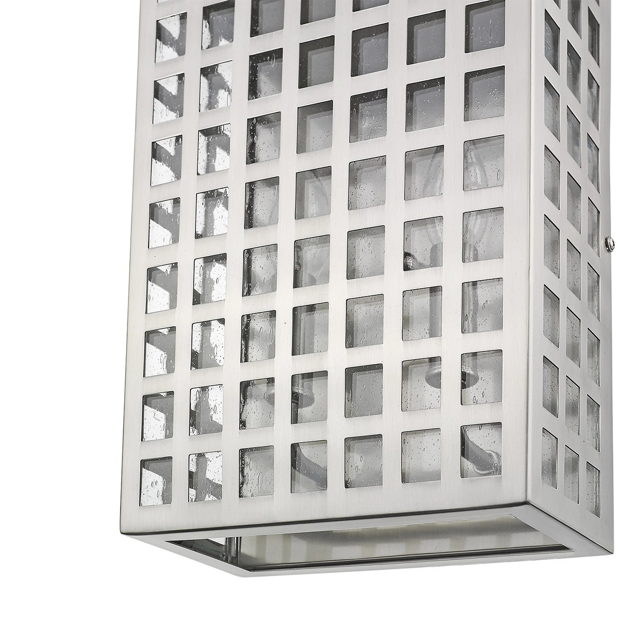 Letzel 2-Light Satin Nickel ADA Wall Sconce By Homeroots - Image 7