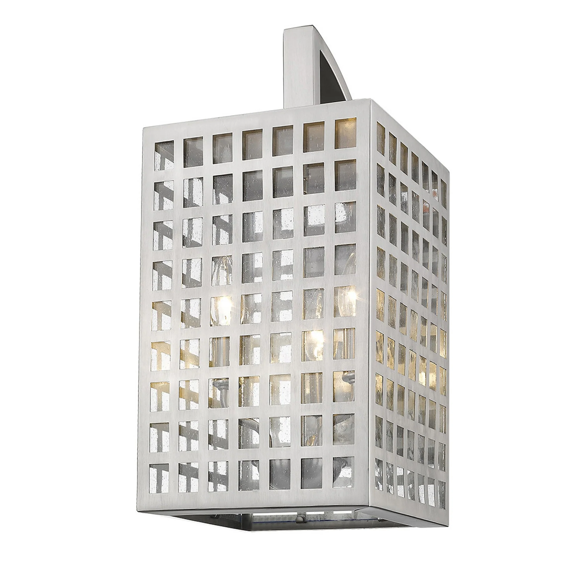 Letzel 3-Light Satin Nickel Wall Light By Homeroots - Image 2