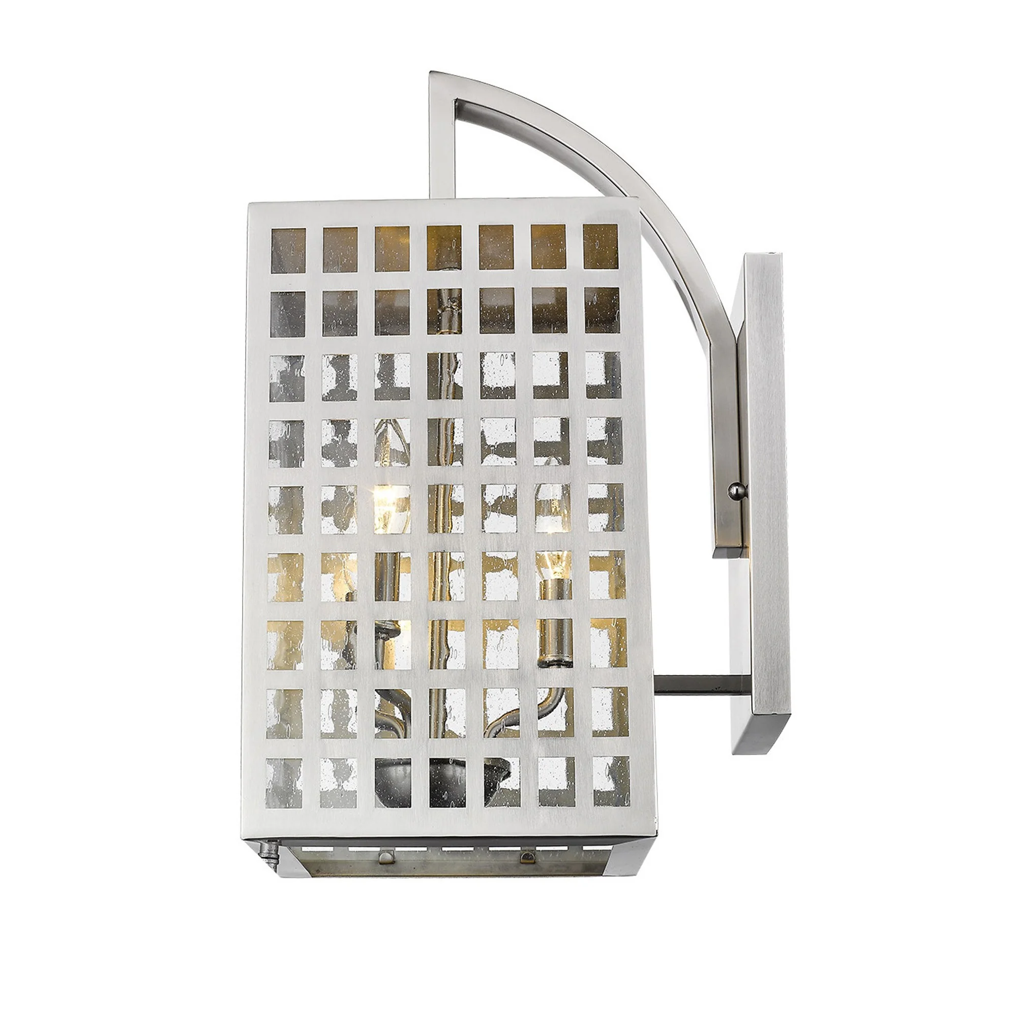 Letzel 3-Light Satin Nickel Wall Light By Homeroots - Image 6