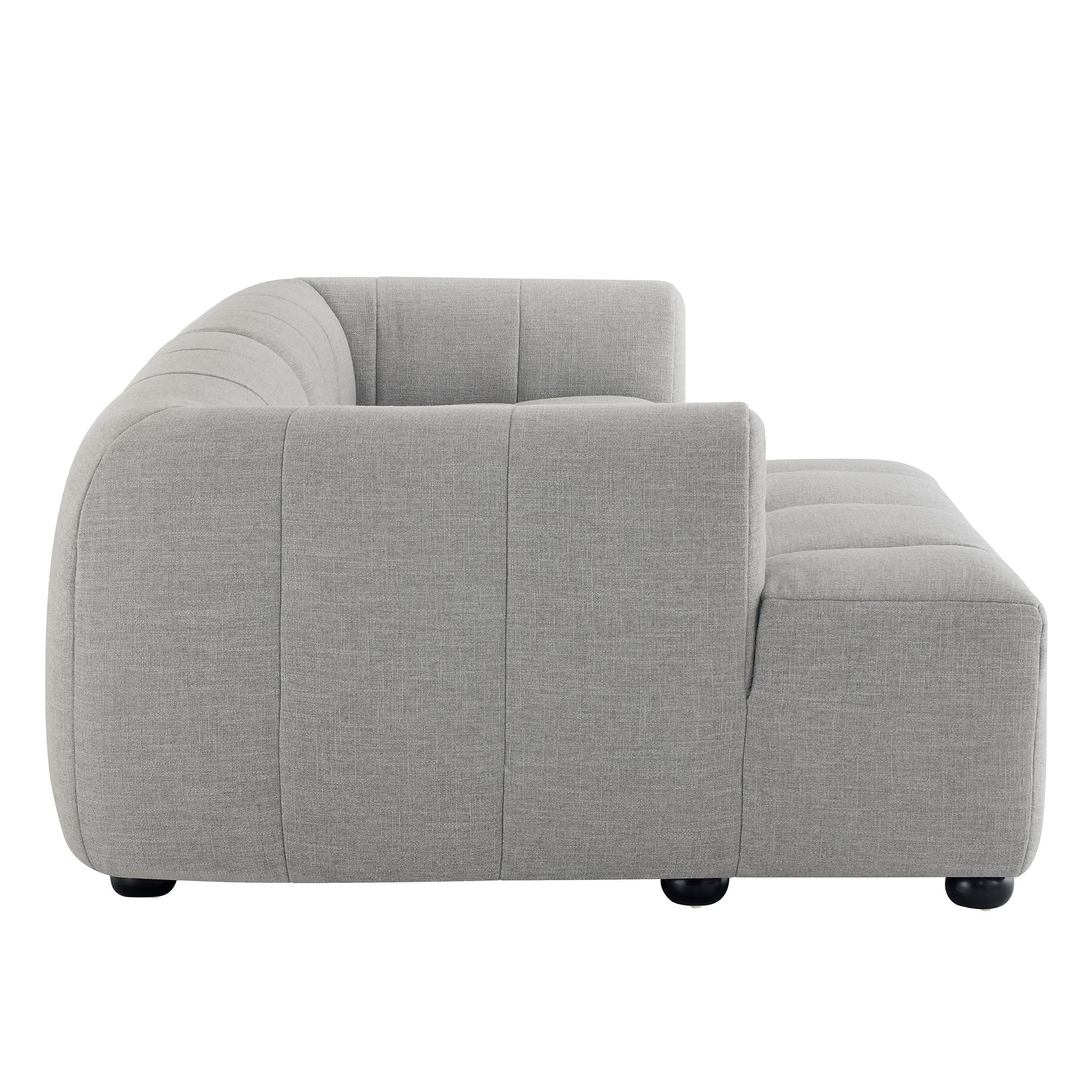 Liana Left-Facing Upholstered Fabric Modular Sofa with Chaise by Modway - Image 18