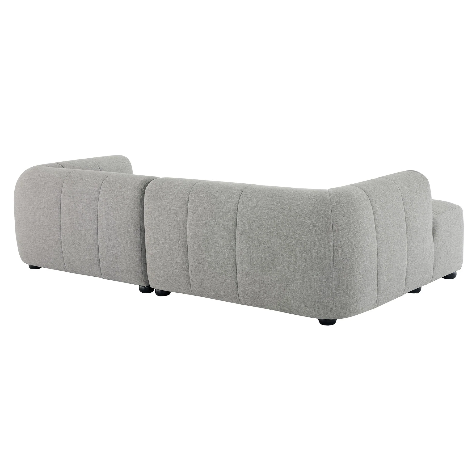Liana Left-Facing Upholstered Fabric Modular Sofa with Chaise by Modway - Image 19