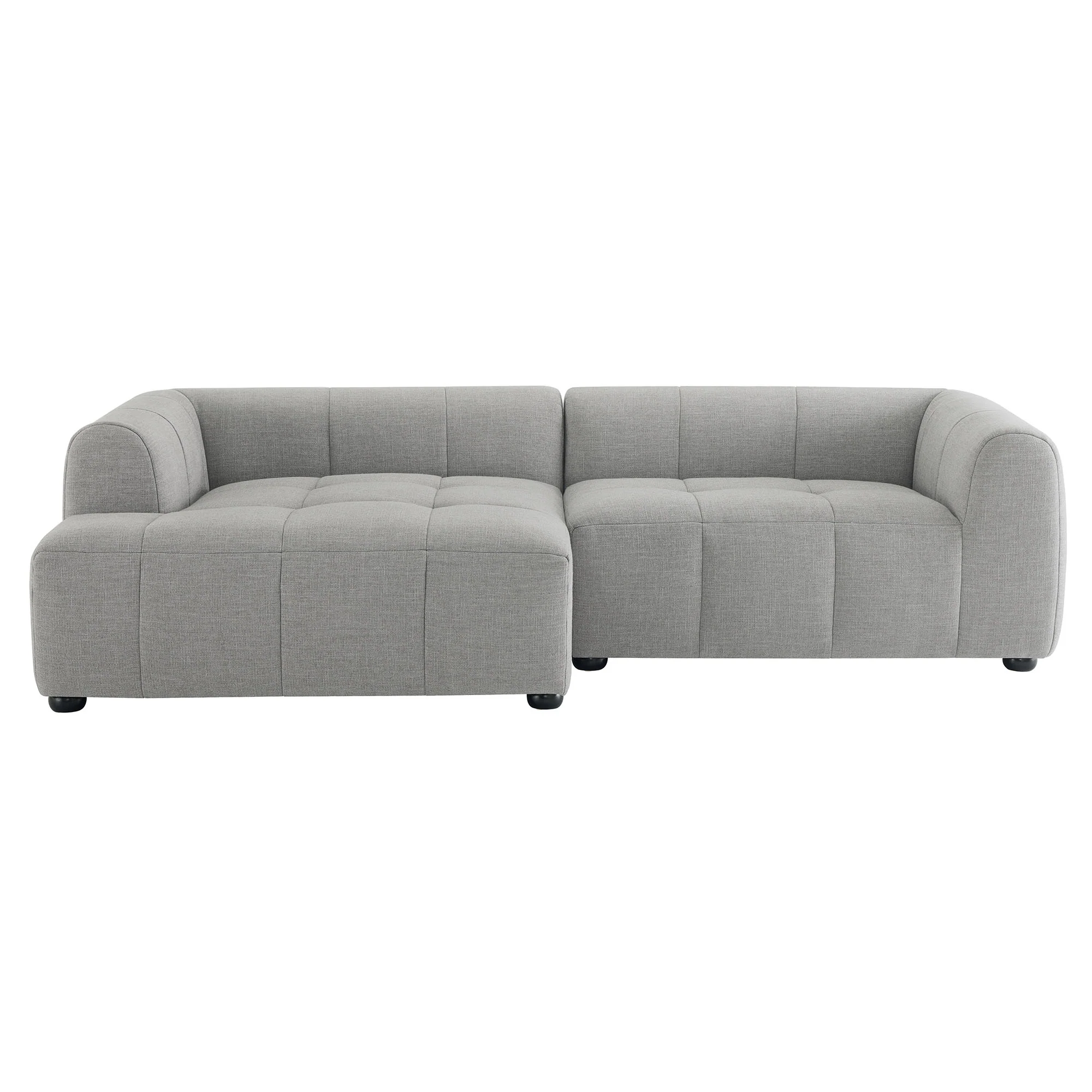 Liana Left-Facing Upholstered Fabric Modular Sofa with Chaise by Modway - Image 20