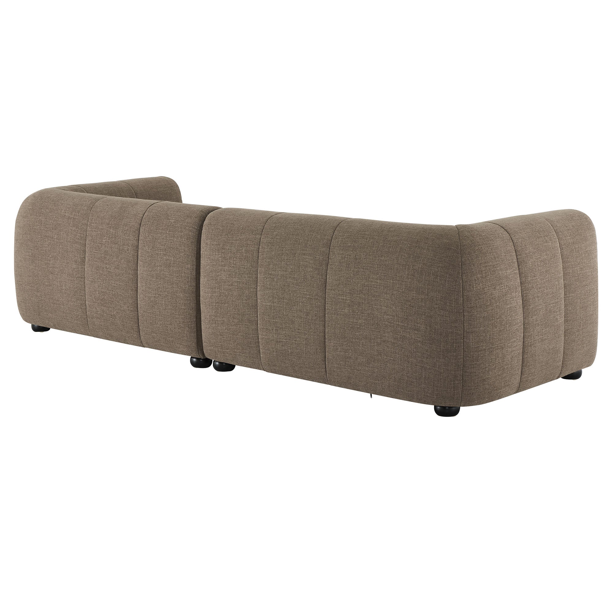 Liana Right-Facing Upholstered Fabric Modular Sofa with Chaise by Modway - Image 11