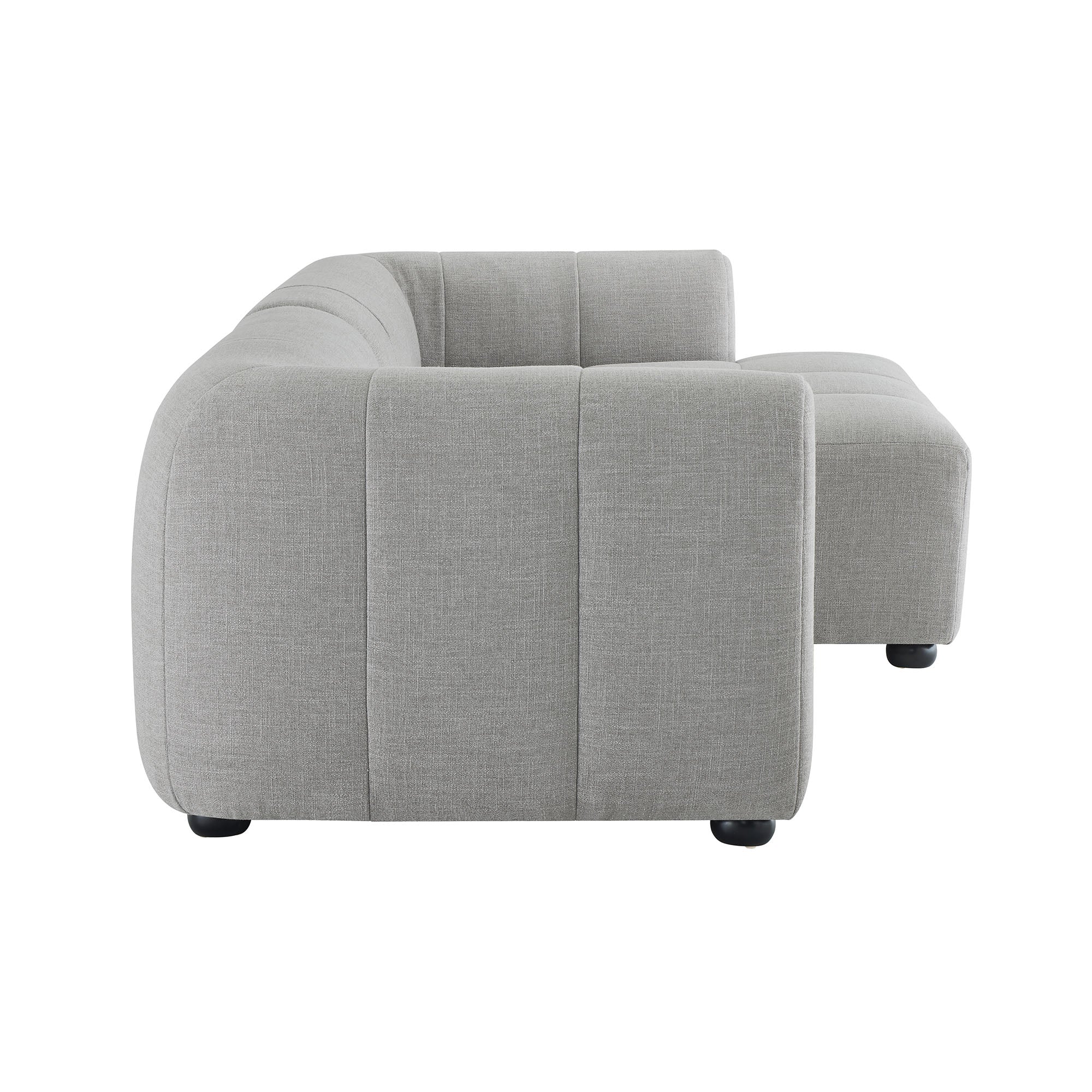Liana Right-Facing Upholstered Fabric Modular Sofa with Chaise by Modway - Image 18
