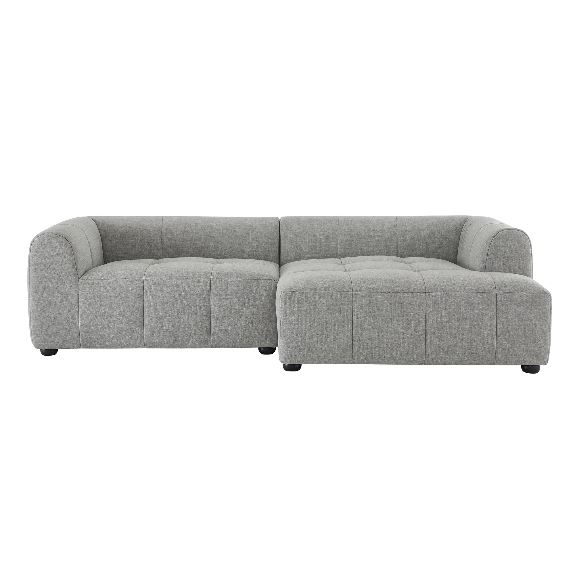 Liana Right-Facing Upholstered Fabric Modular Sofa with Chaise by Modway - Image 20