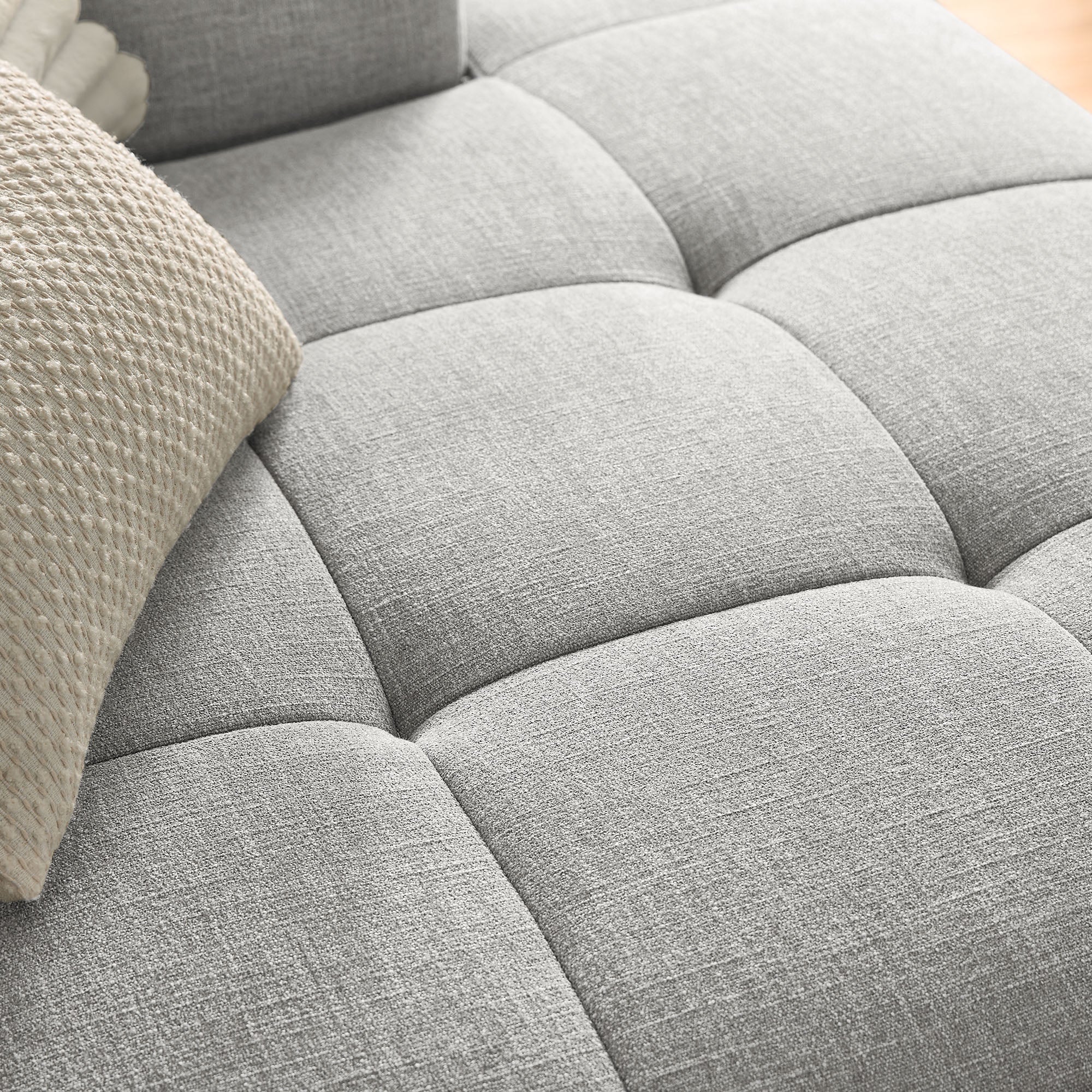Liana Right-Facing Upholstered Fabric Modular Sofa with Chaise by Modway - Image 21