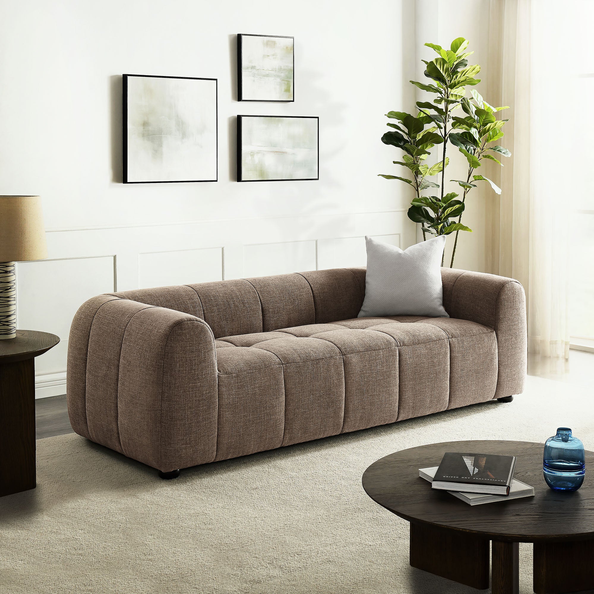 Liana Upholstered Fabric Sofa by Modway - Image 16