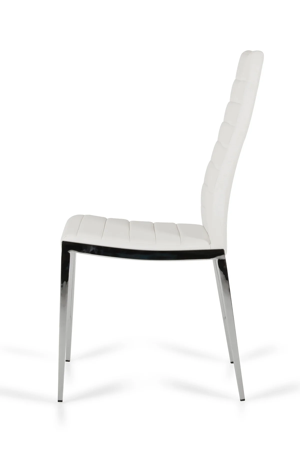Libby - Modern White Leatherette Dining Chair (Set Of 2) By Homeroots - Image 4