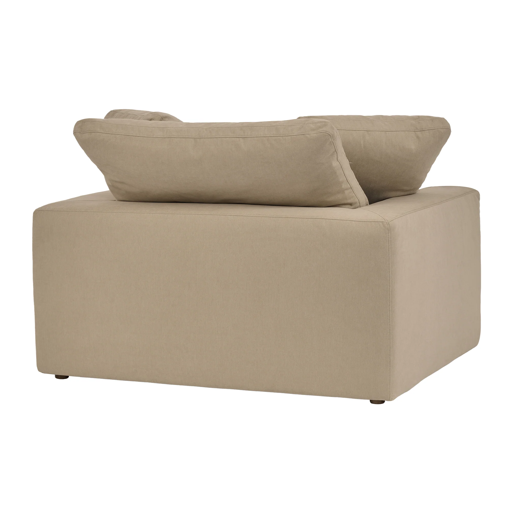 Liberty 51.5" Upholstered Chair and a Half in Slate Gray By Armen Living - Image 20