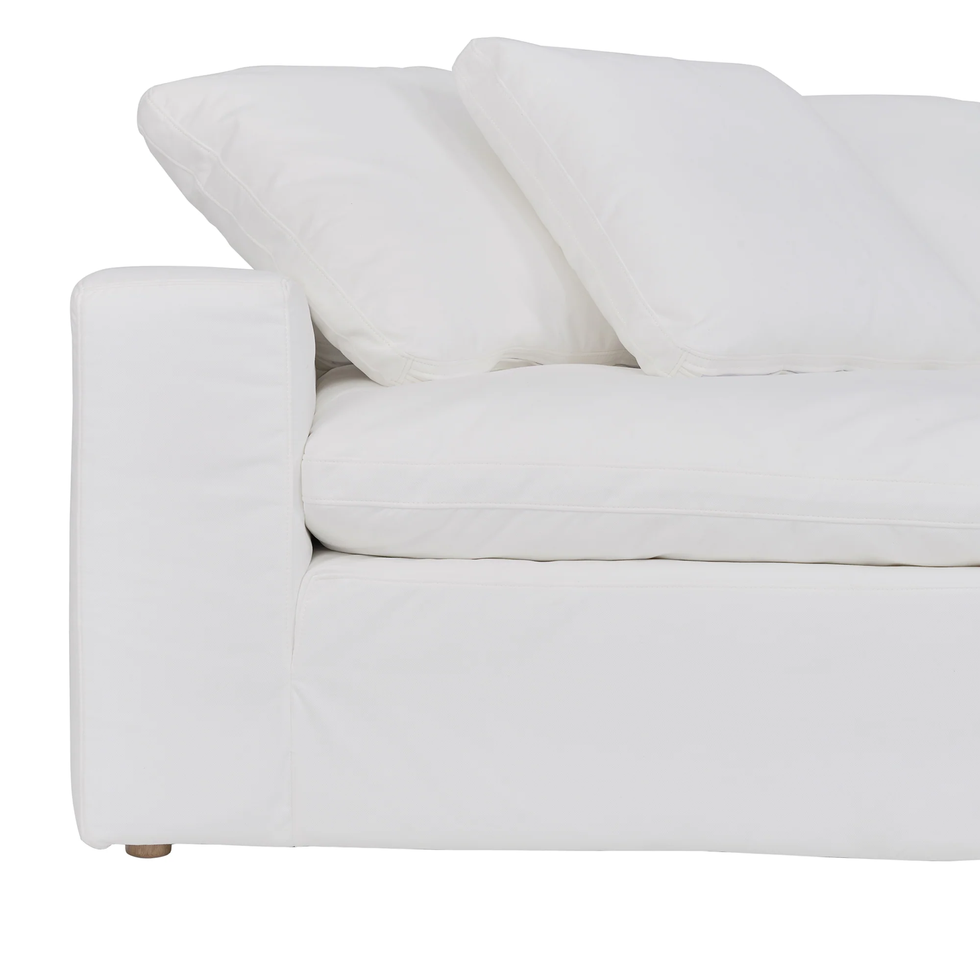 Liberty 96.5" Upholstered Sofa in Slate Gray By Armen Living - Image 14