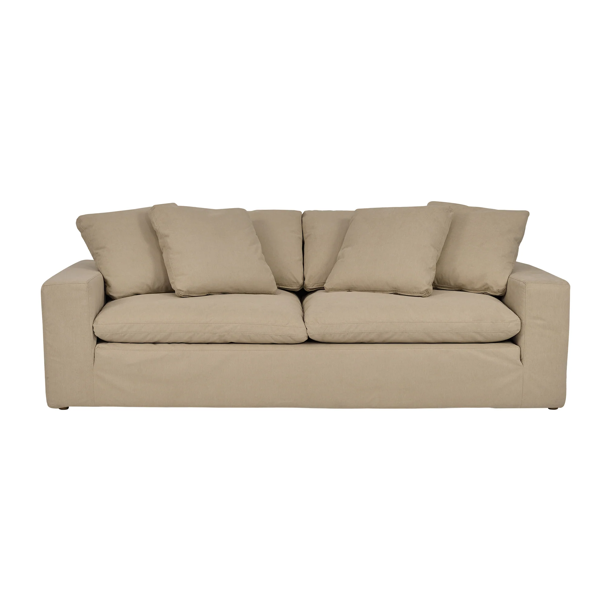 Liberty 96.5" Upholstered Sofa in Slate Gray By Armen Living - Image 18