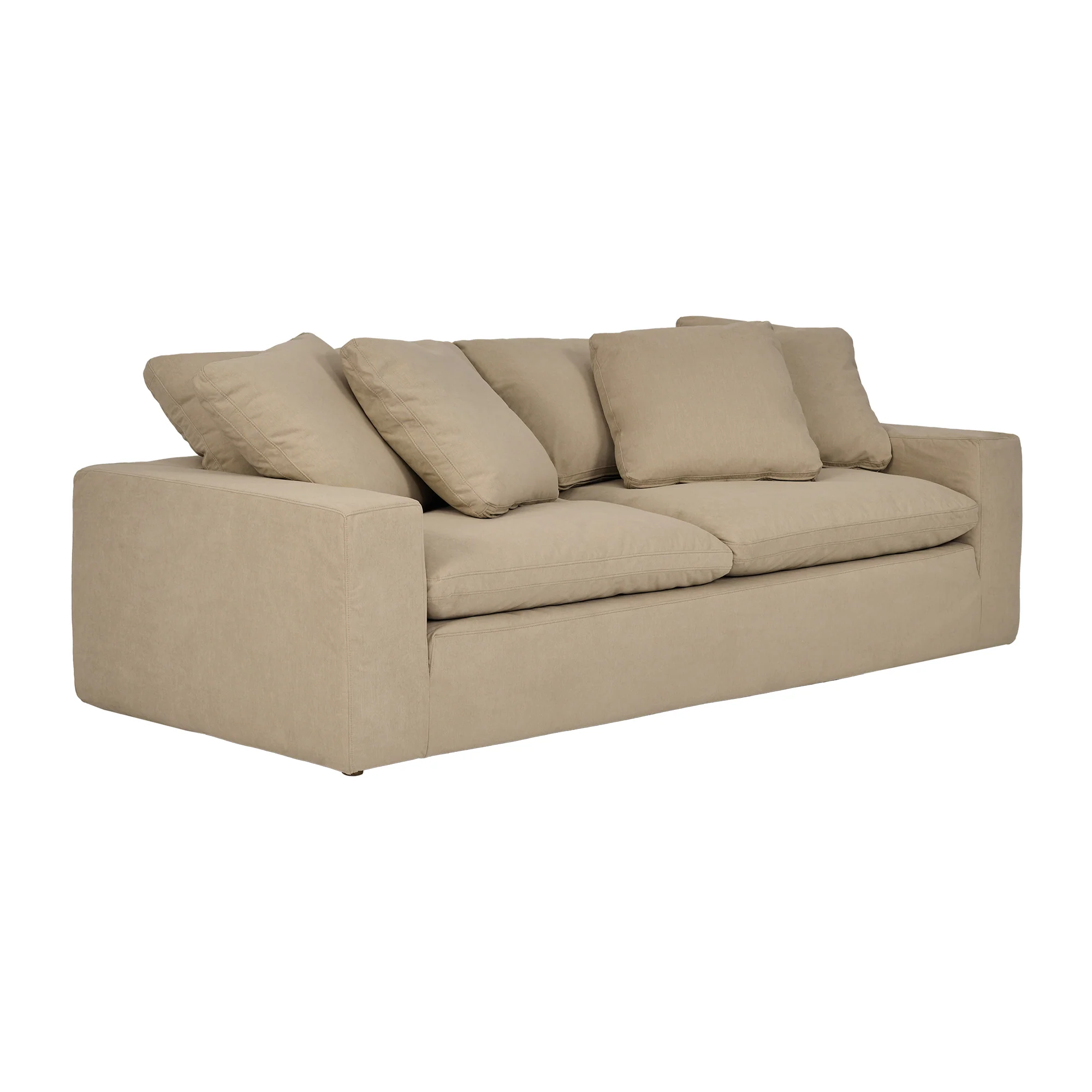 Liberty 96.5" Upholstered Sofa in Slate Gray By Armen Living - Image 19