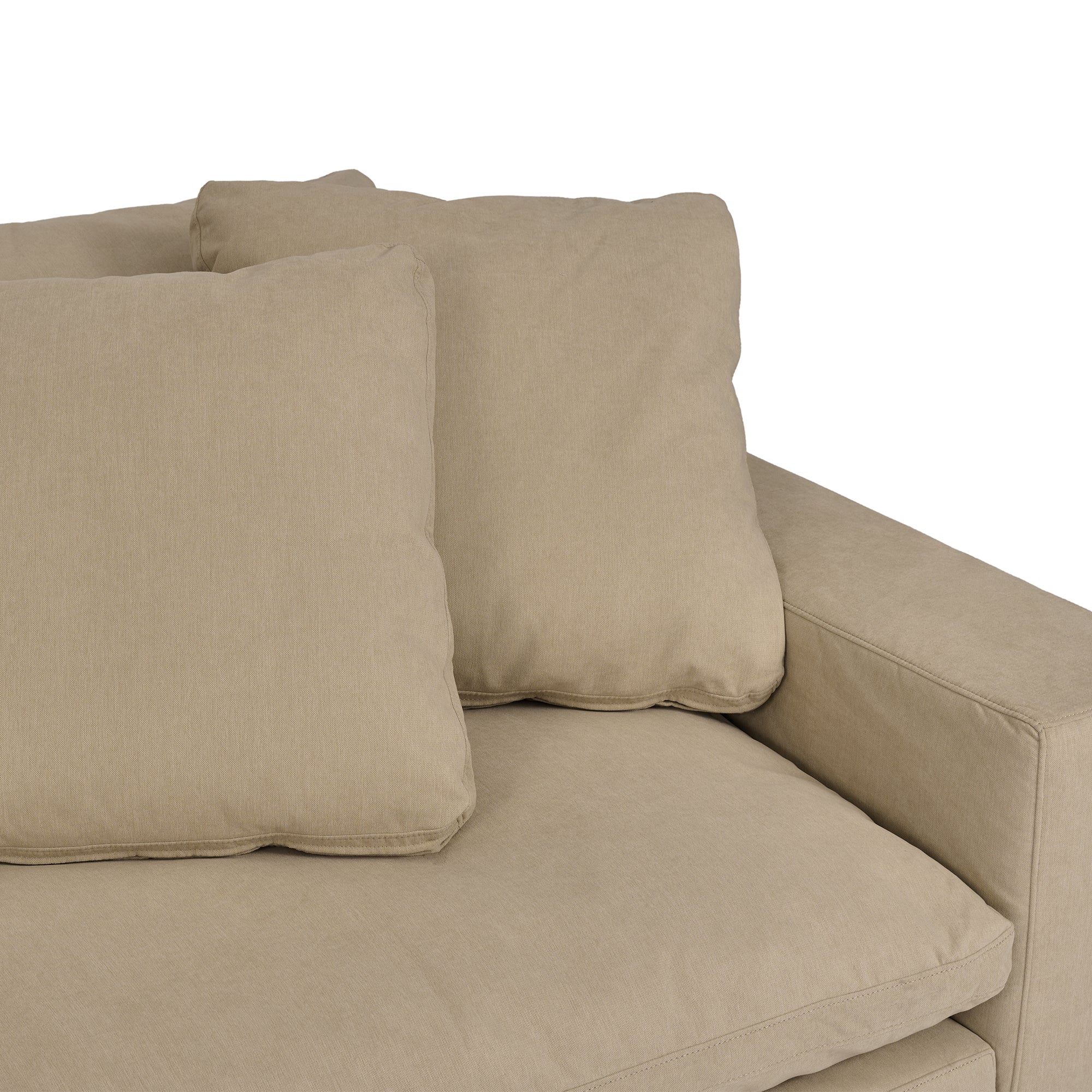 Liberty 96.5" Upholstered Sofa in Slate Gray By Armen Living - Image 21