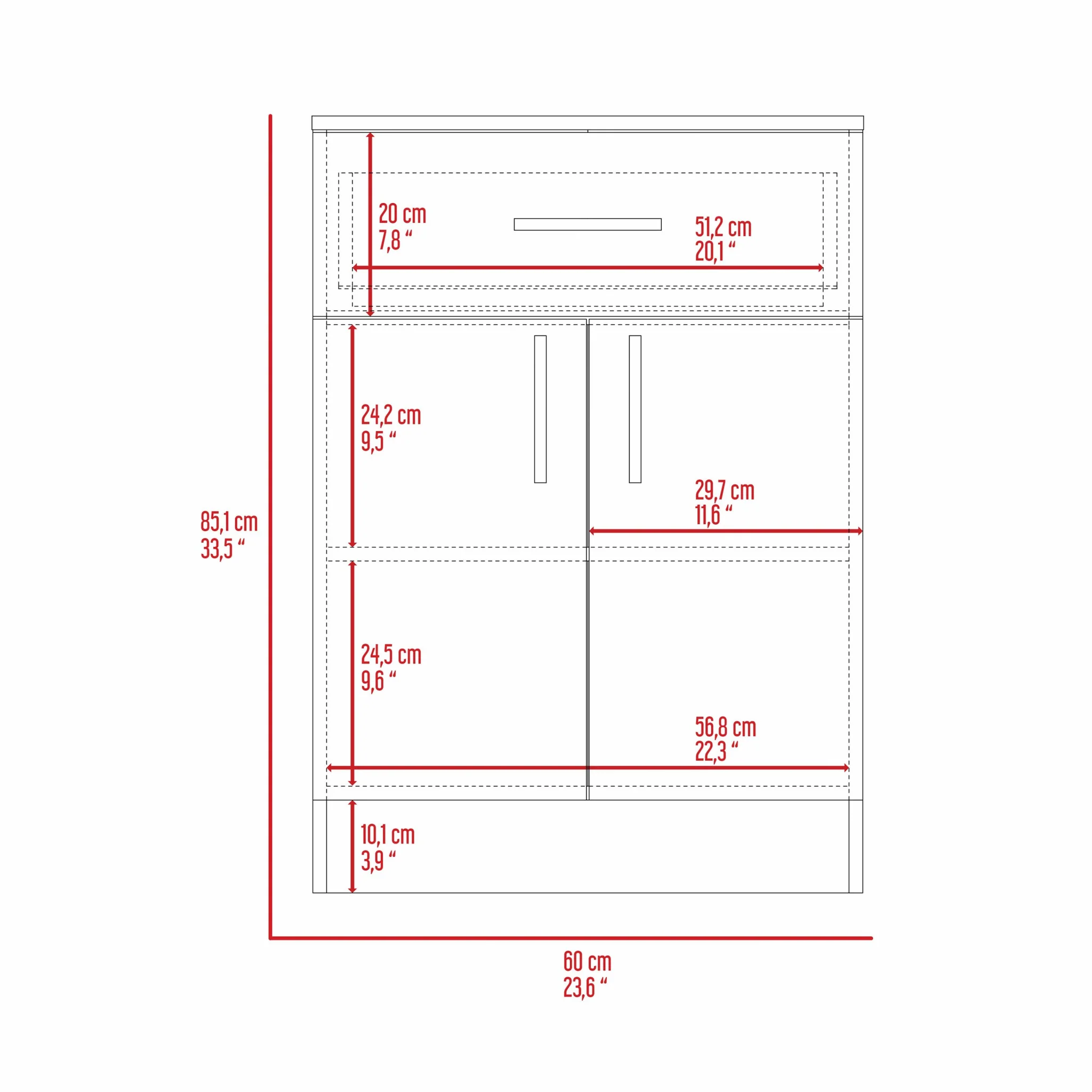 Ligh Oak and White Pantry Cabinet By Homeroots - Image 6