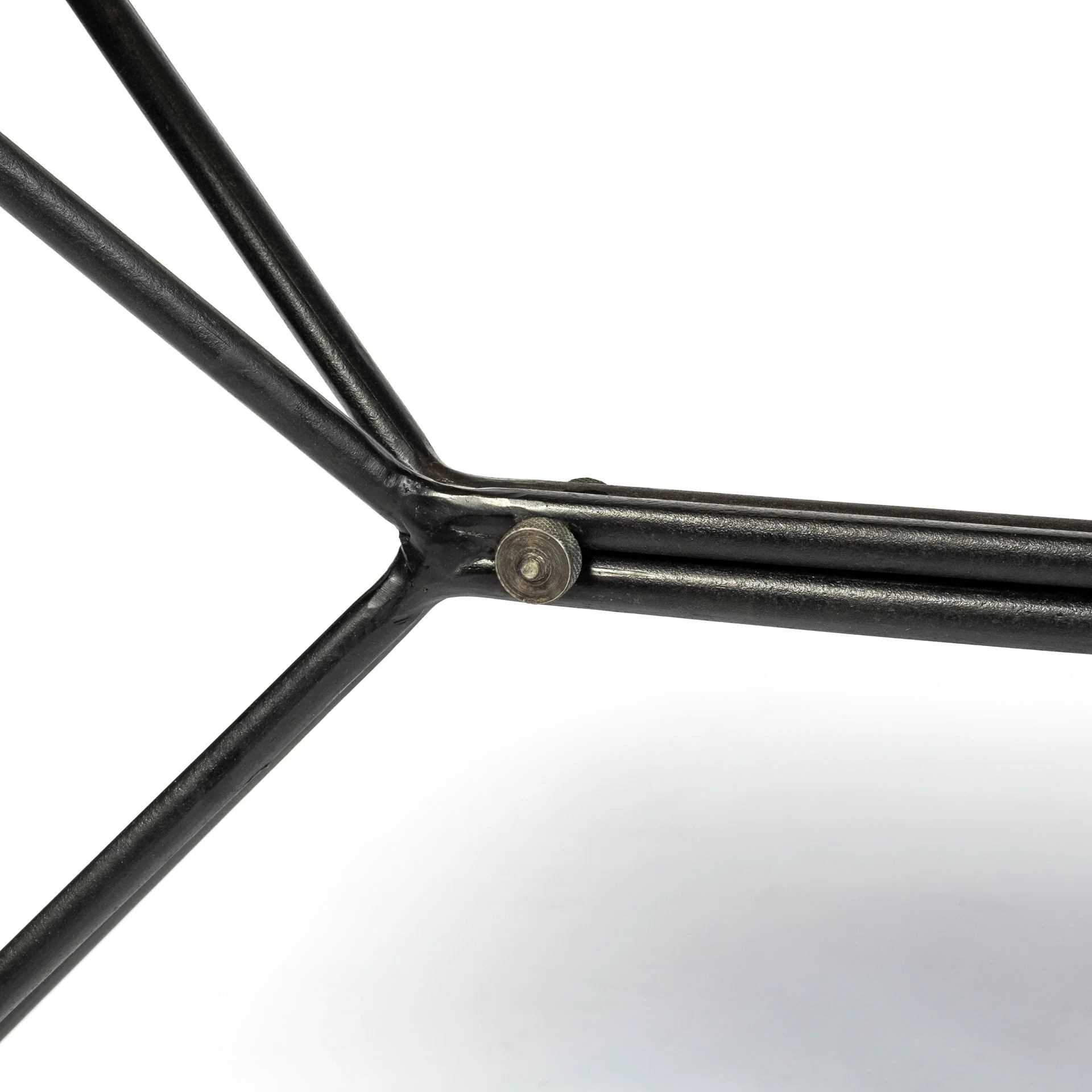 Light Brown Live Edge Solid Acacia Wood Console Table With Black Matte Iron Frame By Homeroots - Image 7