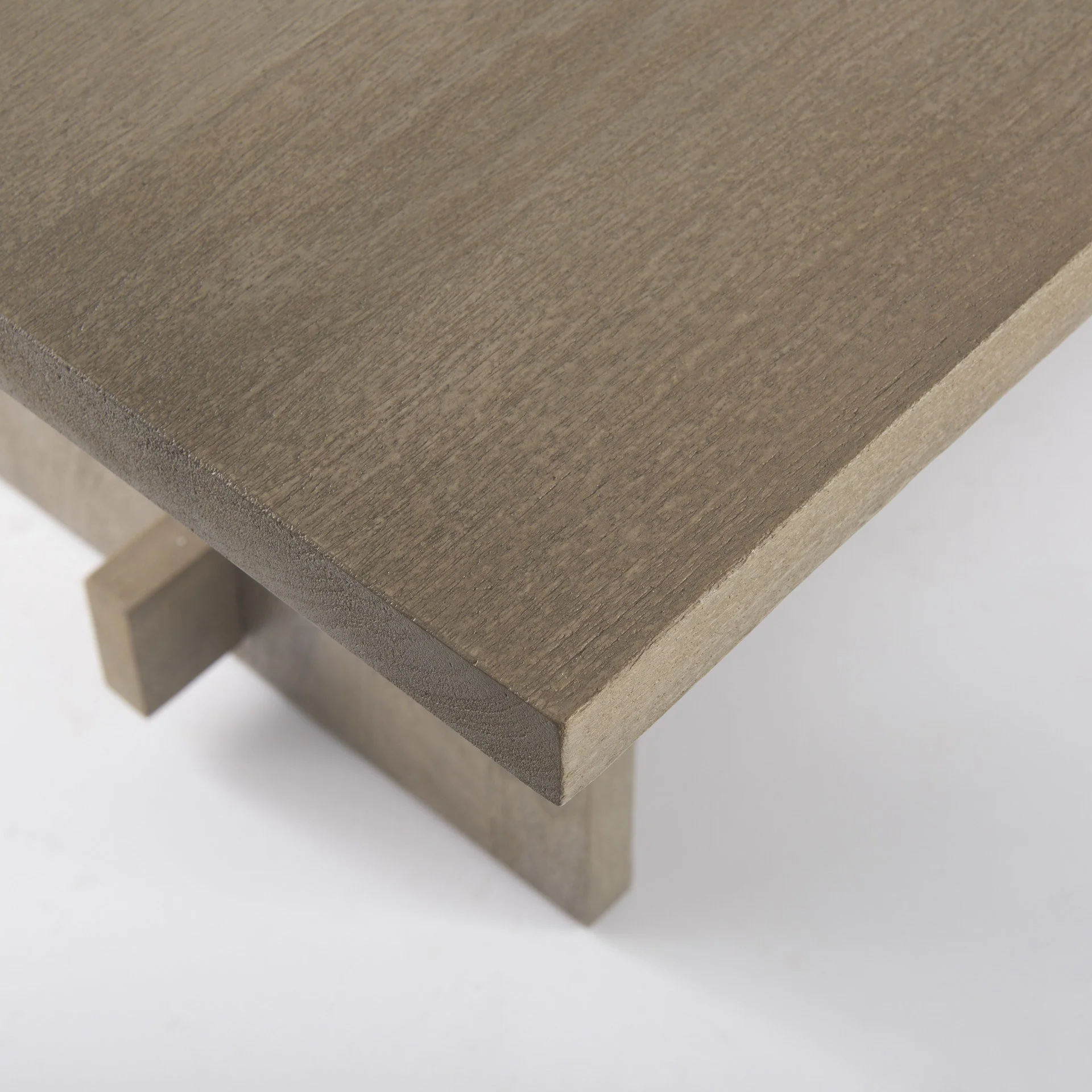 Light Brown Modern Rustic Wooden Dining Table By Homeroots - Image 5