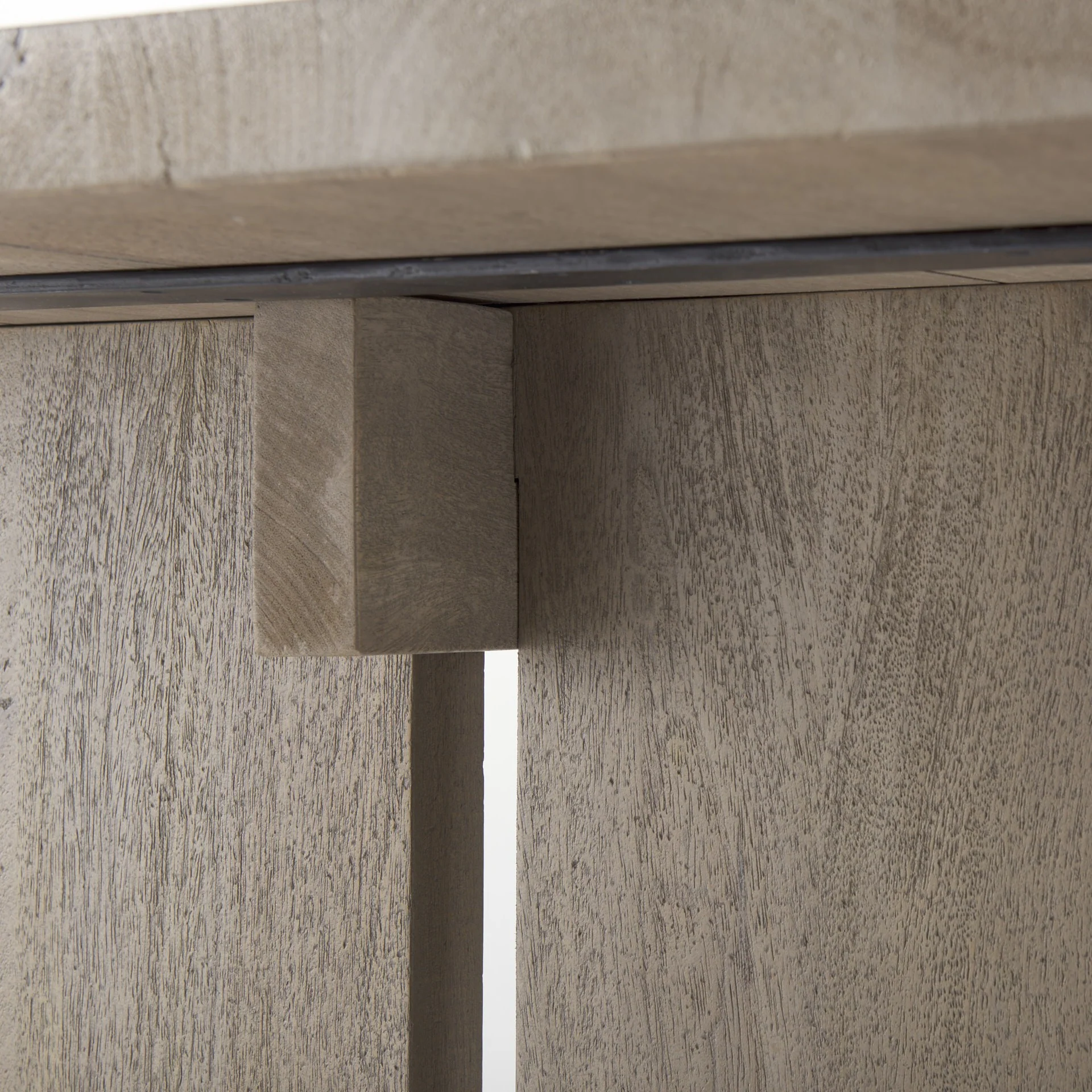 Light Brown Modern Rustic Wooden Dining Table By Homeroots - Image 6