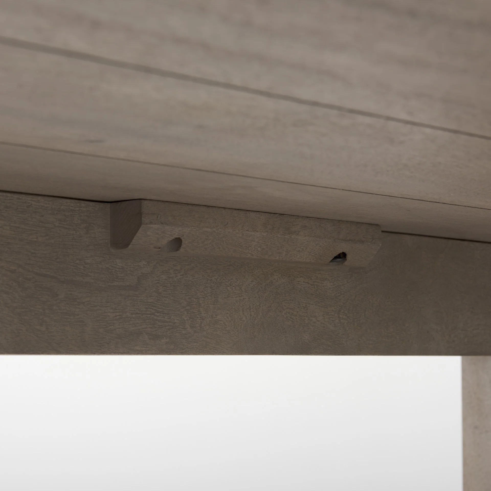 Light Brown Modern Rustic Wooden Dining Table By Homeroots - Image 7