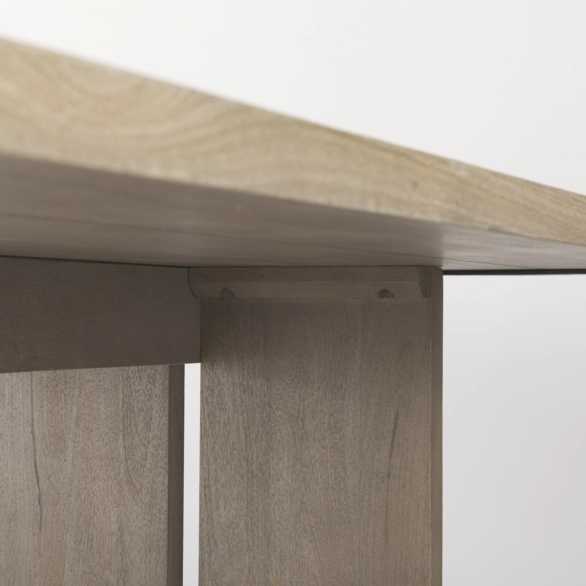 Light Brown Modern Rustic Wooden Dining Table By Homeroots - Image 8