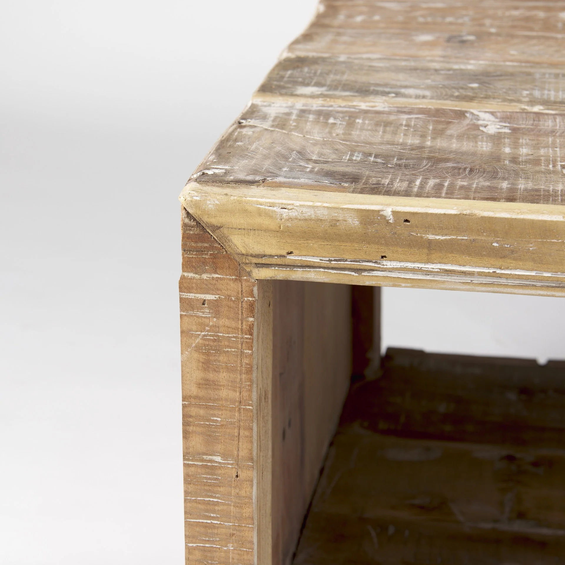 Light Brown Solid Wood Coffee Table By Homeroots - Image 6