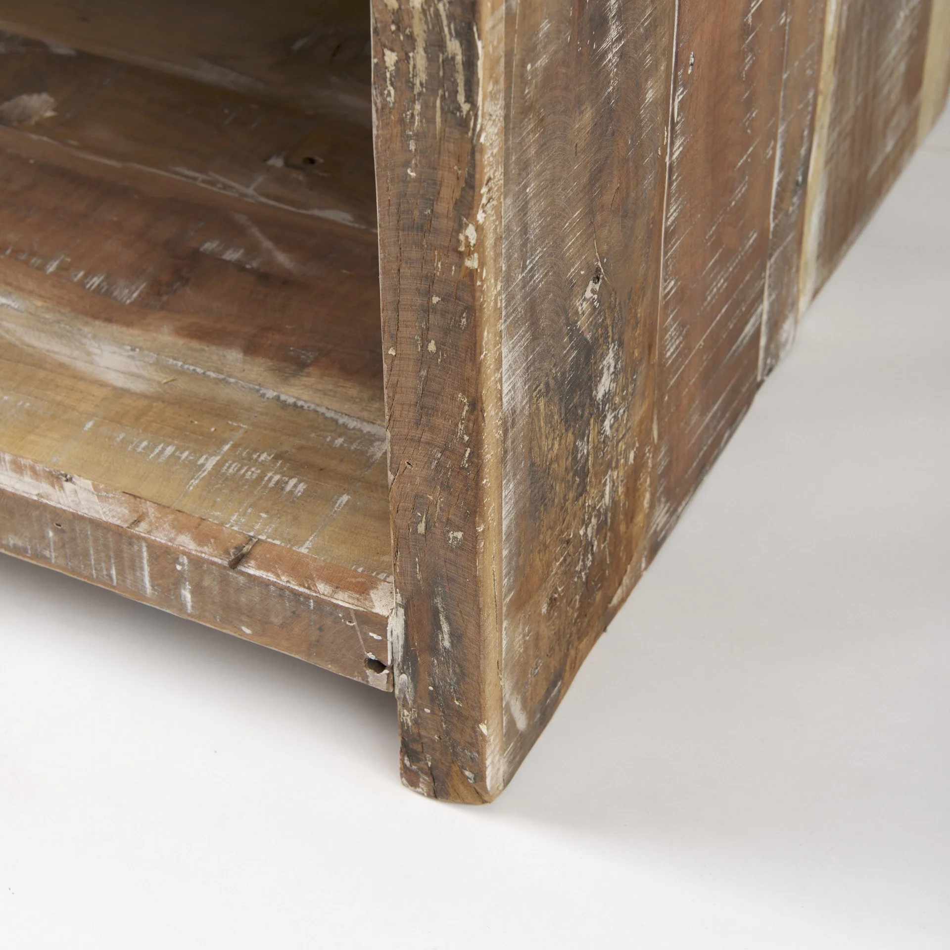 Light Brown Solid Wood Coffee Table By Homeroots - Image 9