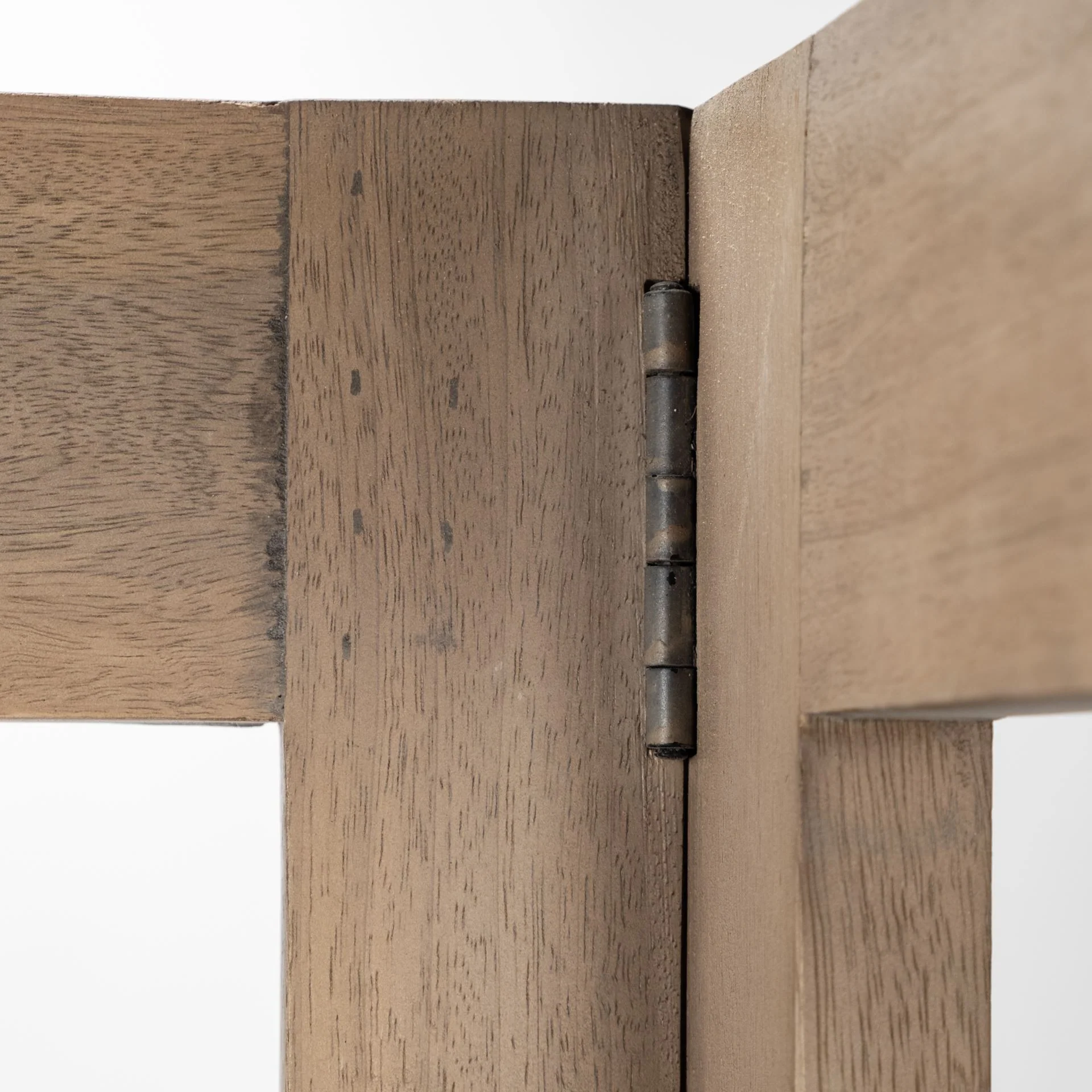 Light Brown Wooden Corner Shelving Unit By Homeroots - Image 6