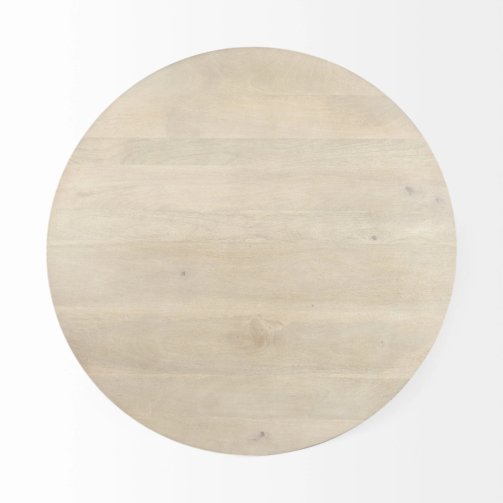 Light Brown Wooden Pedestal Coffee Table By Homeroots - Image 3