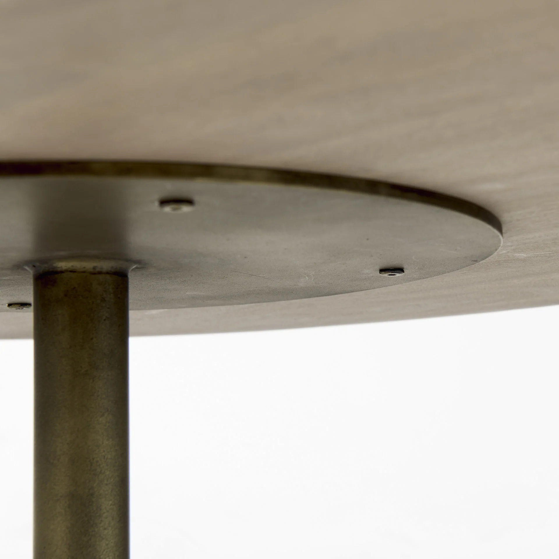 Light Brown Wooden Pedestal Coffee Table By Homeroots - Image 7
