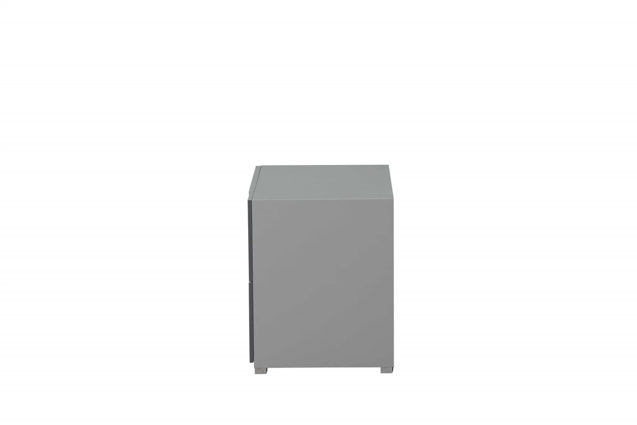 Light Grey And Dark Grey Nightstand By Homeroots - Image 2