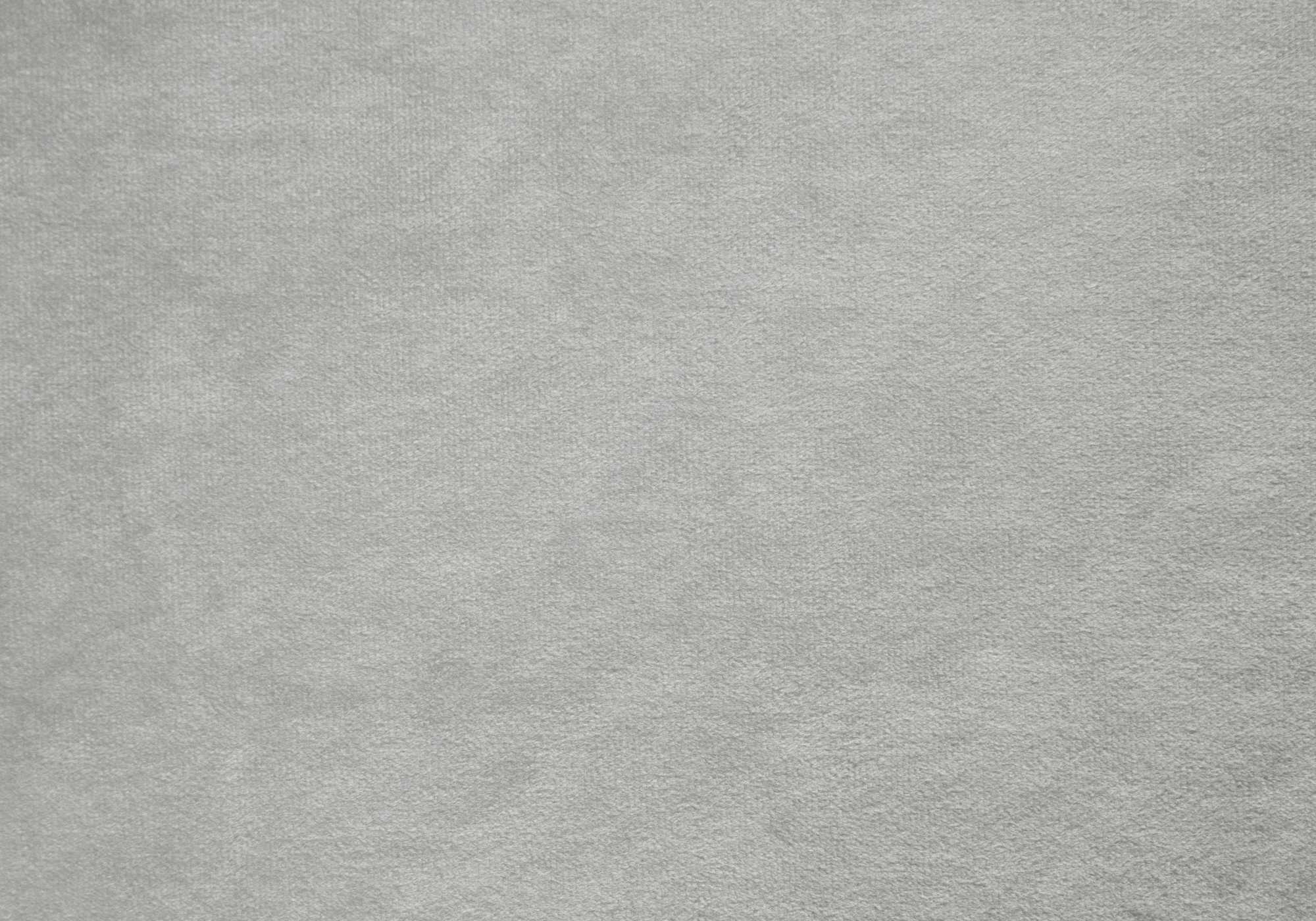 Light Grey Velvet With Chrome Trim Queen Size Bed By Homeroots - Image 4