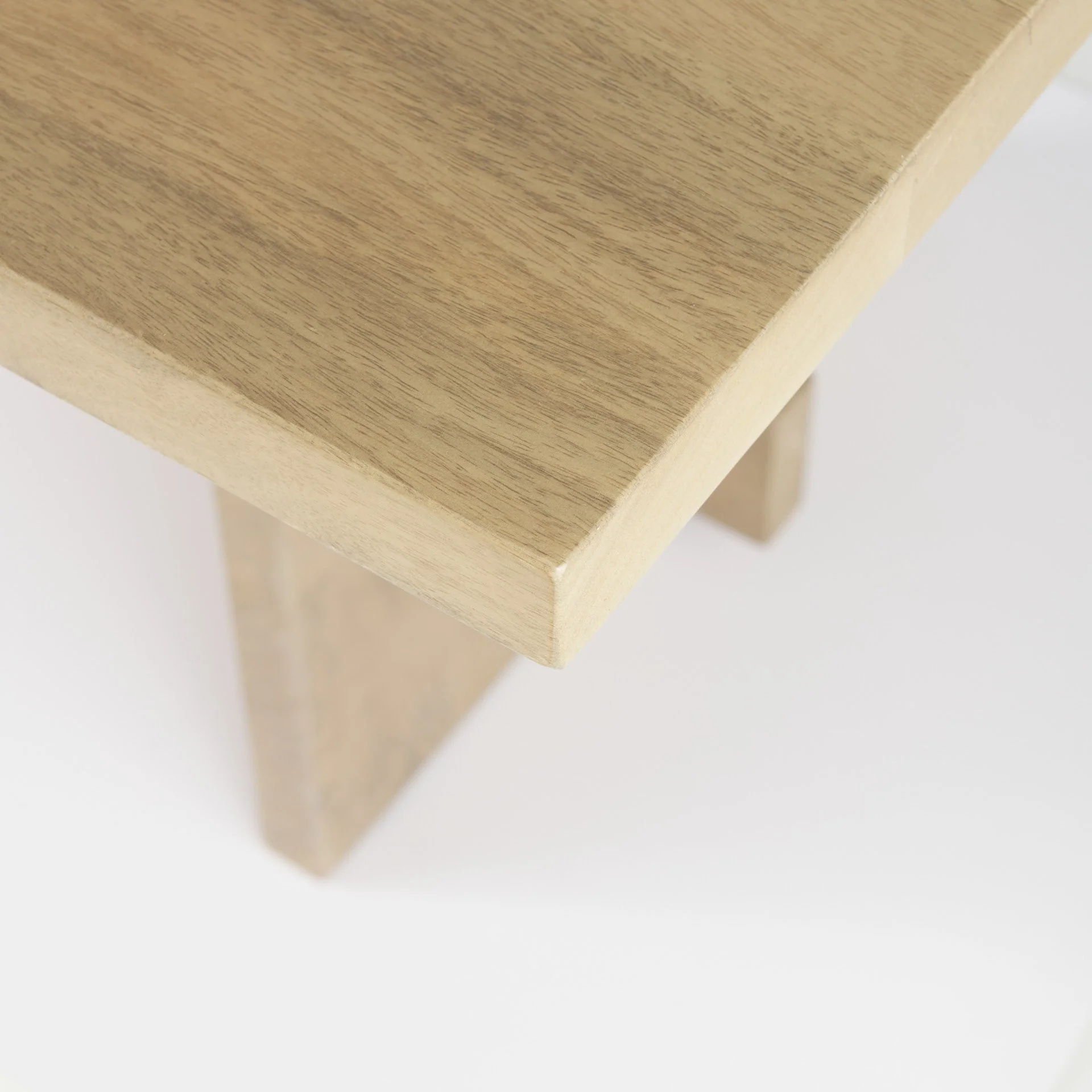 Light Natural Modern Rustic Wooden Dining Table By Homeroots - Image 5