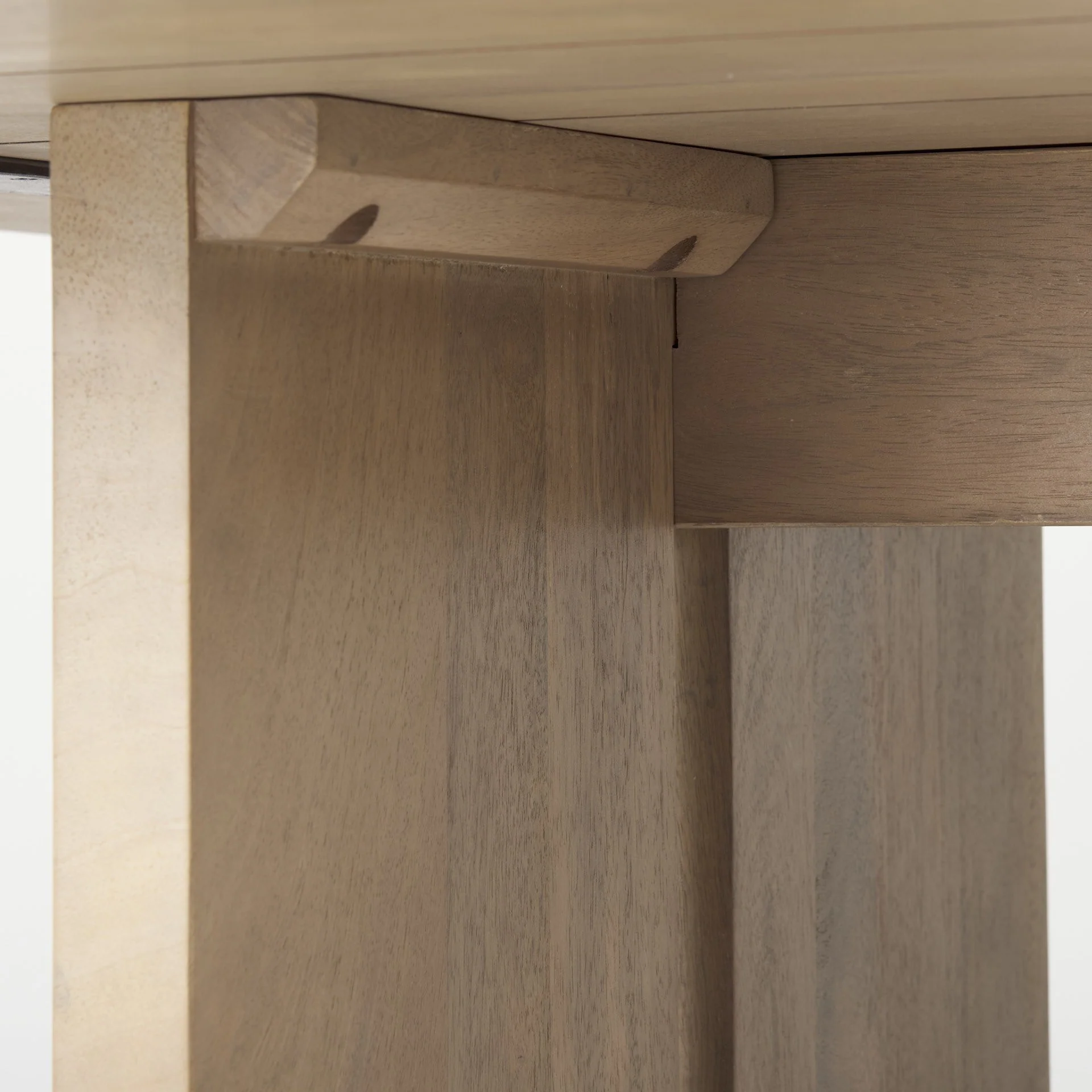 Light Natural Modern Rustic Wooden Dining Table By Homeroots - Image 8