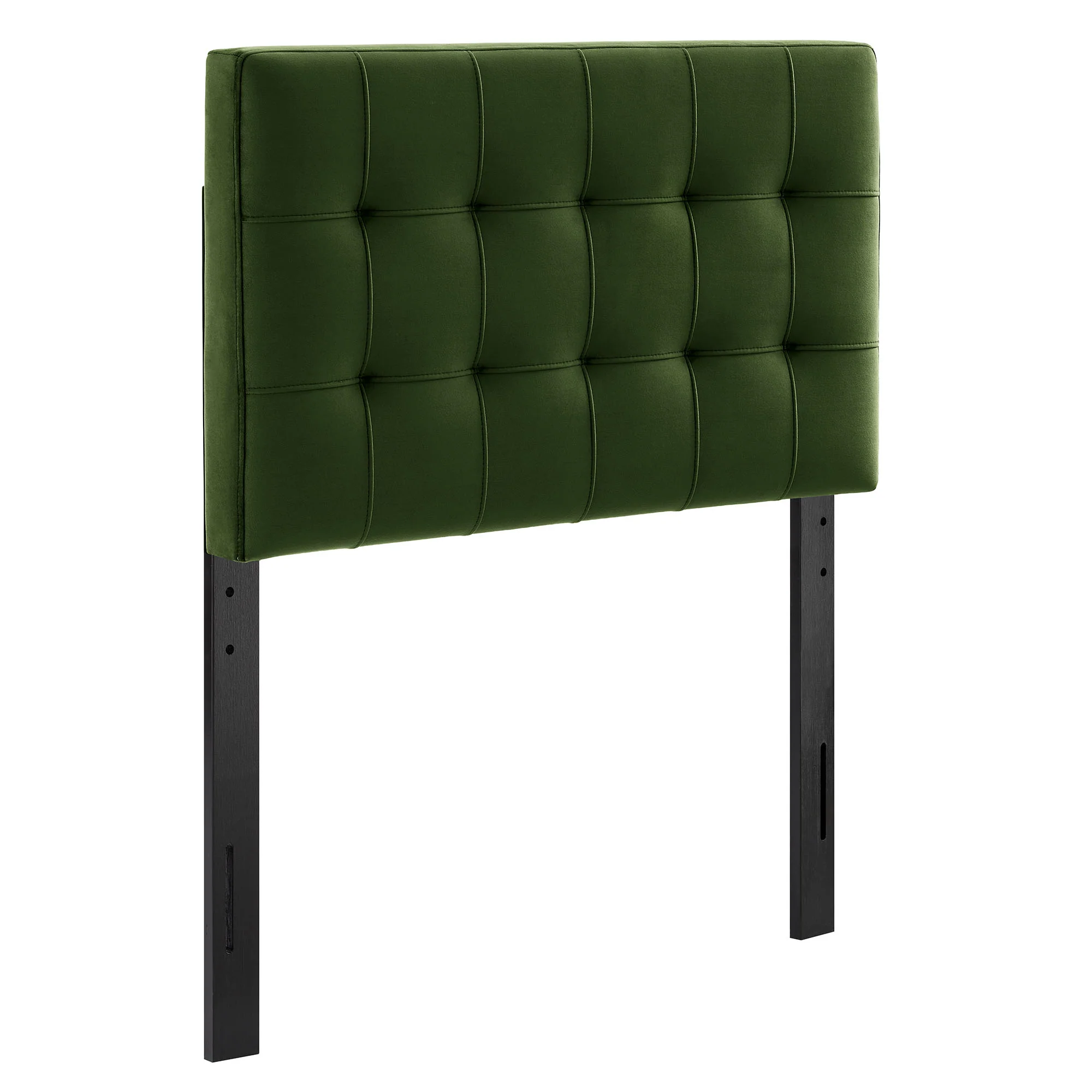 Lily Stain-Resistant Performance Velvet Twin Size Headboard by Modway - Image 25