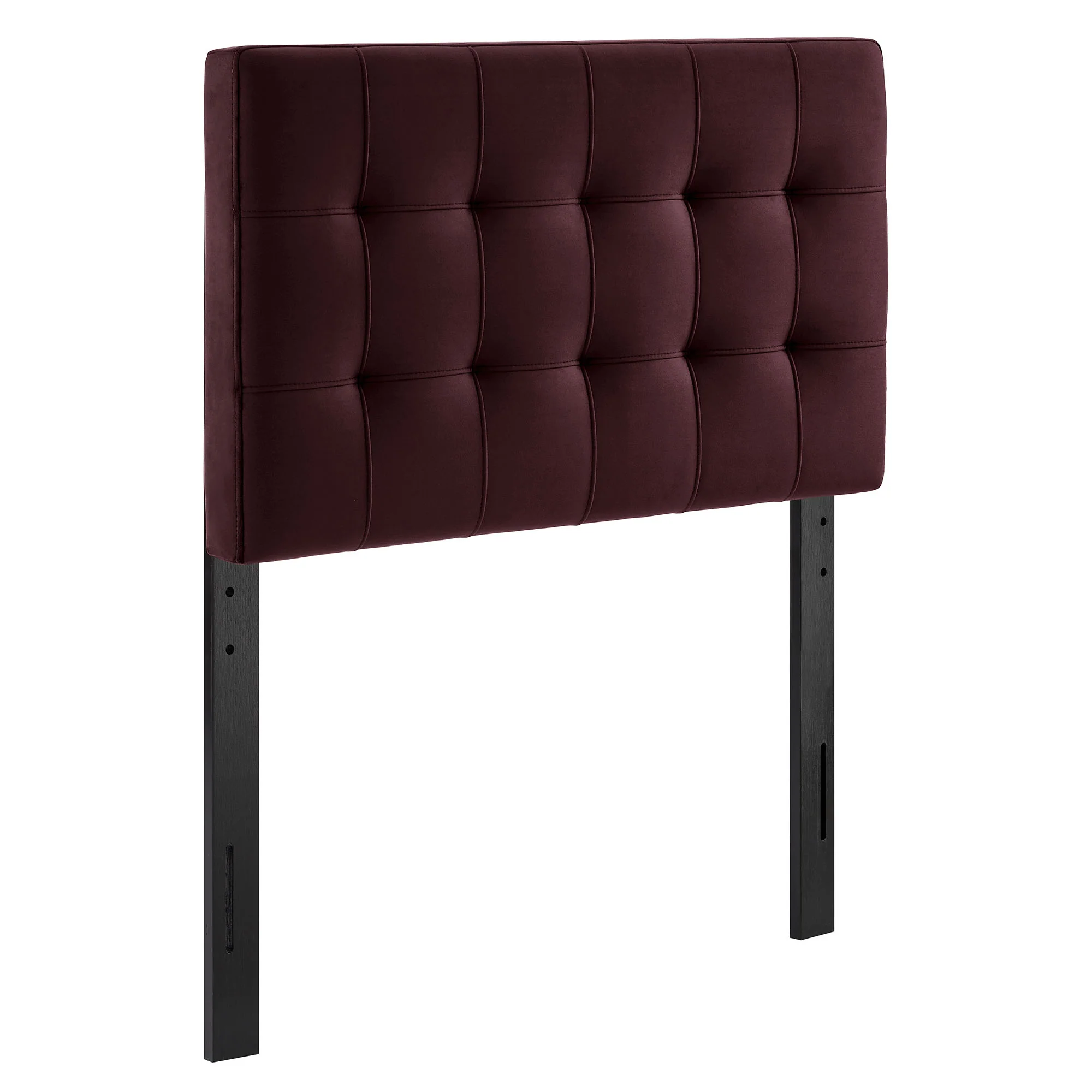 Lily Stain-Resistant Performance Velvet Twin Size Headboard by Modway - Image 33