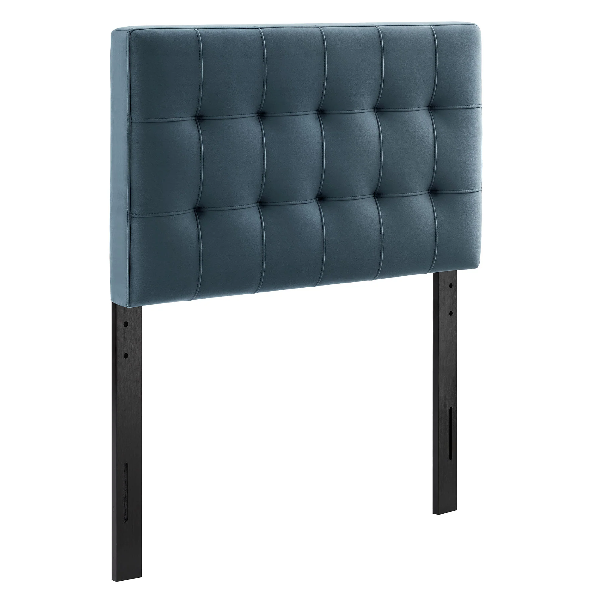 Lily Stain-Resistant Performance Velvet Twin Size Headboard by Modway - Image 9