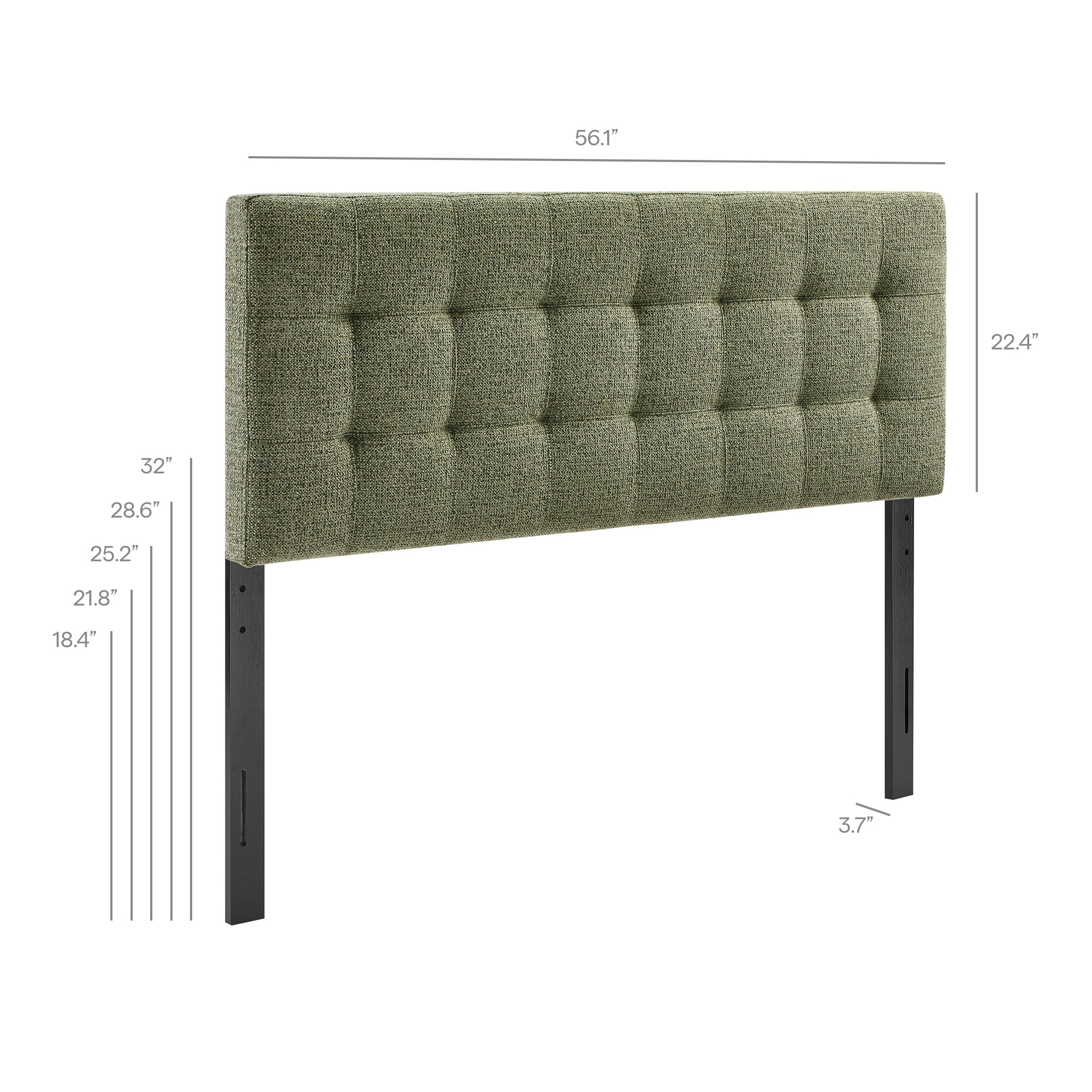 Lily Upholstered Full Size Headboard by Modway - Image 16