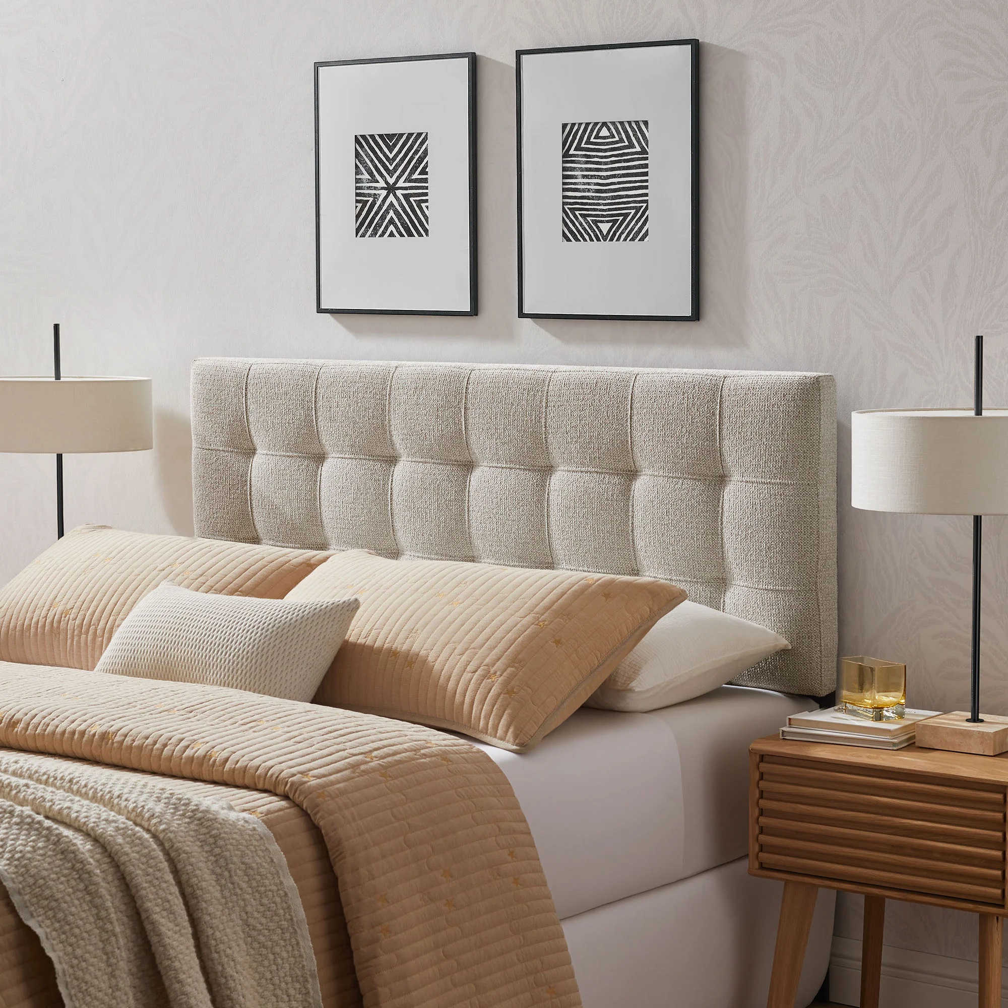 Lily Upholstered Full Size Headboard by Modway - Image 6