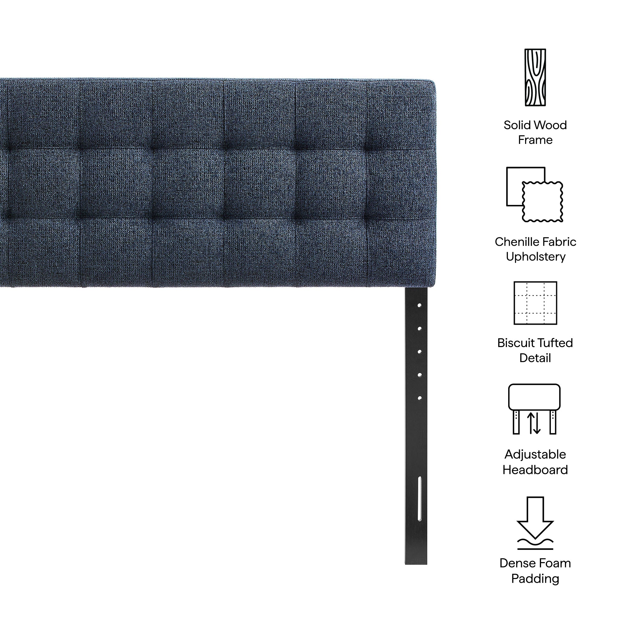 Lily Upholstered King Size Headboard by Modway - Image 23
