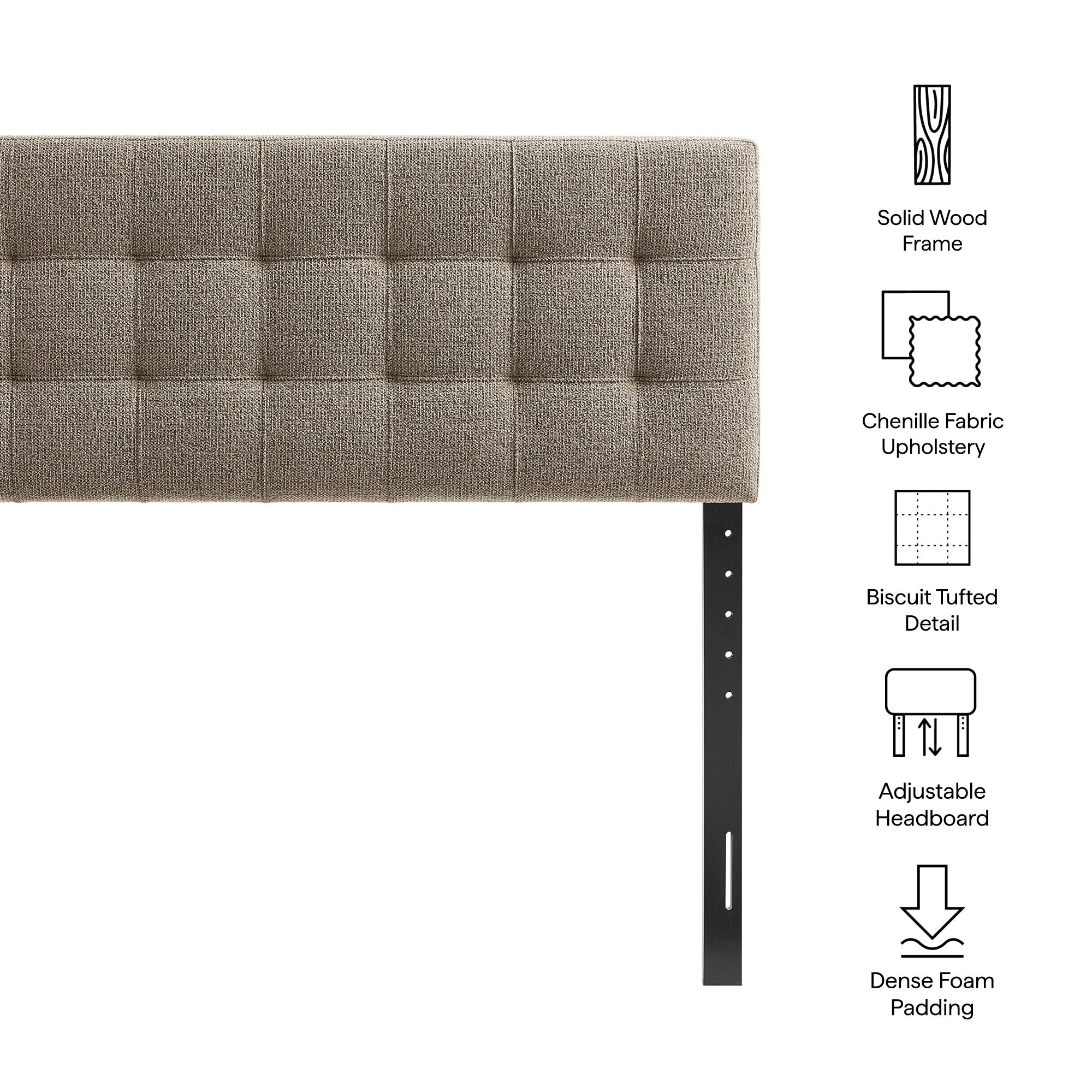 Lily Upholstered King Size Headboard by Modway - Image 31