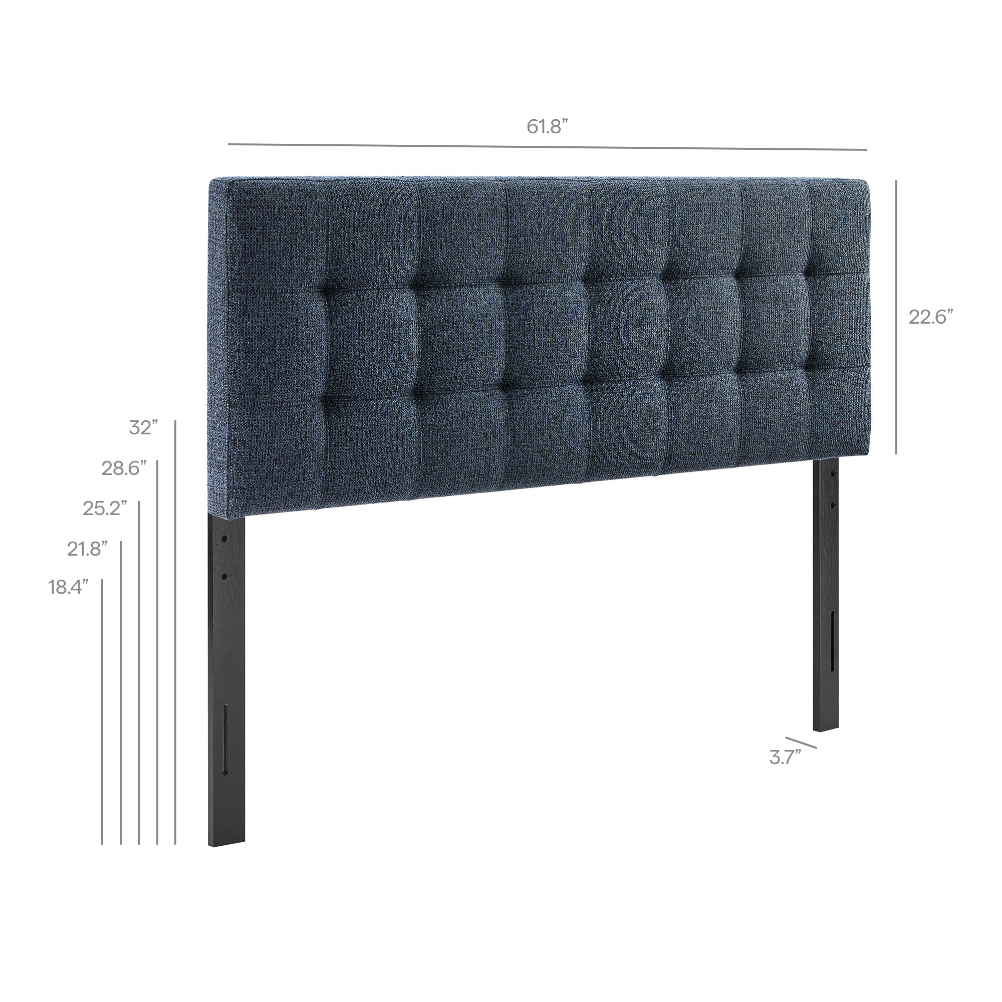 Lily Upholstered Queen Size Headboard by Modway - Image 24
