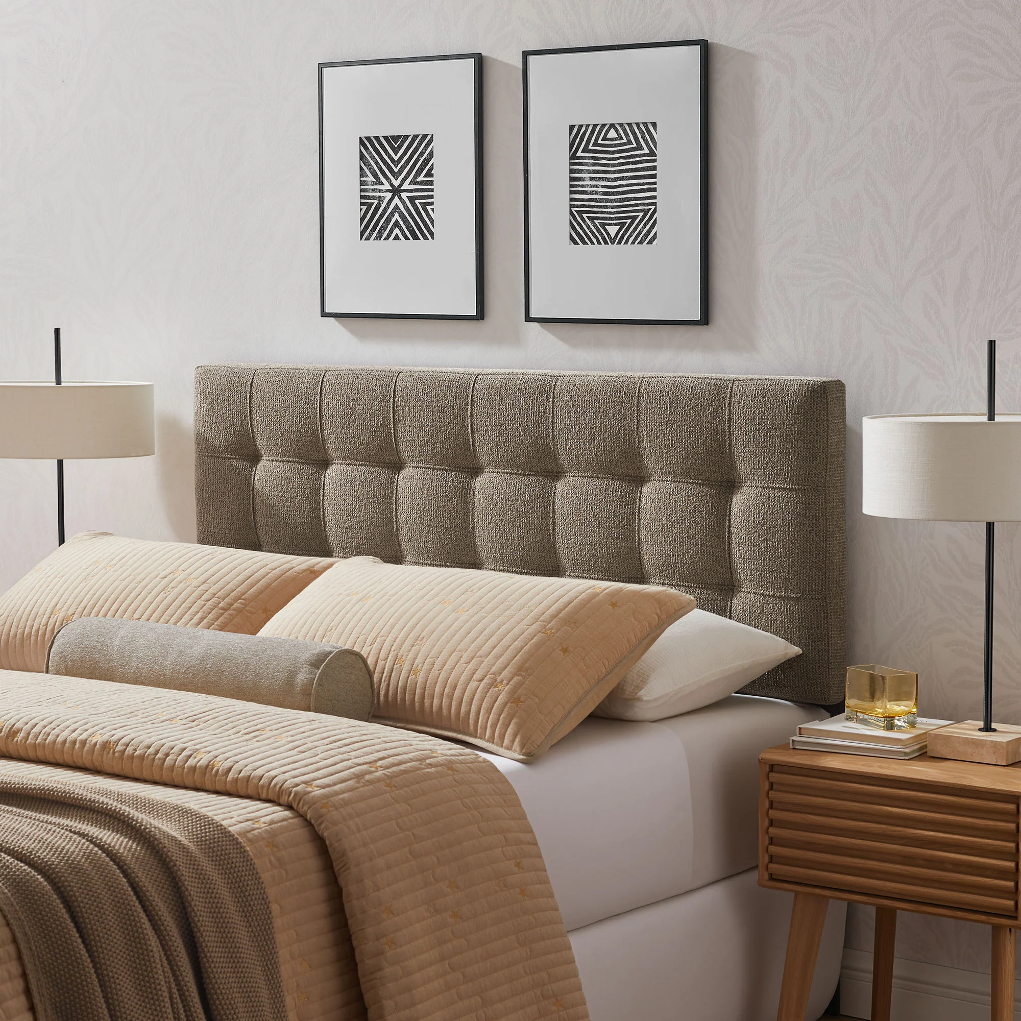 Lily Upholstered Queen Size Headboard by Modway - Image 30